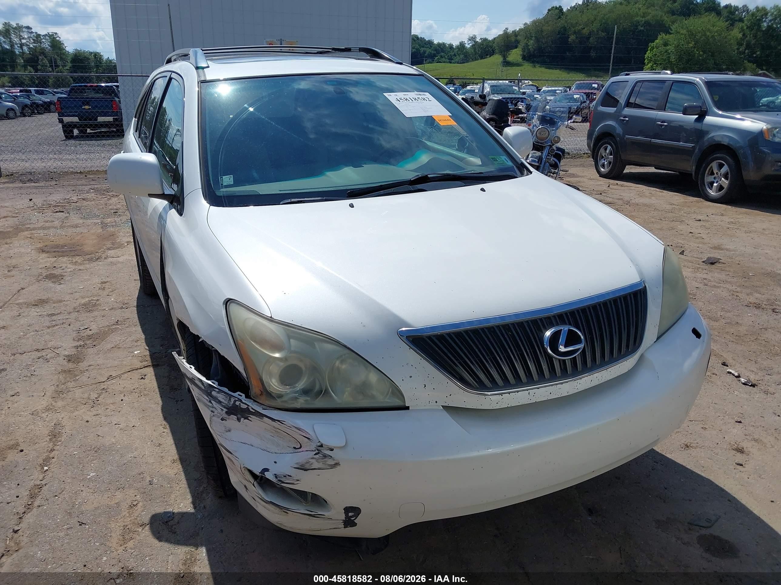 2006 Lexus Rx 330   White vin: 2T2HA31UX6C105643