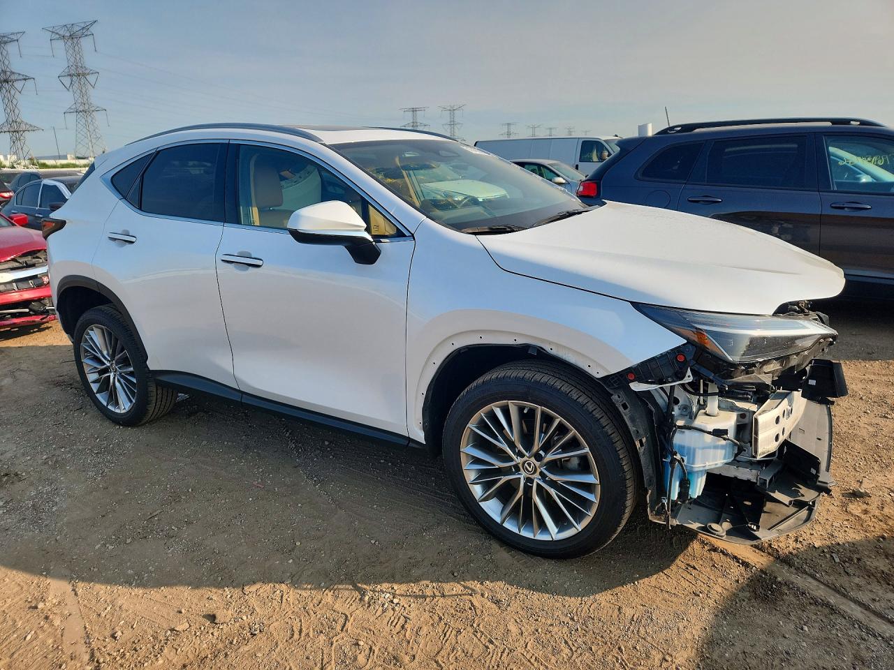 2022 Lexus Nx 350 Белый vin: 2T2HGCEZ7NC009486