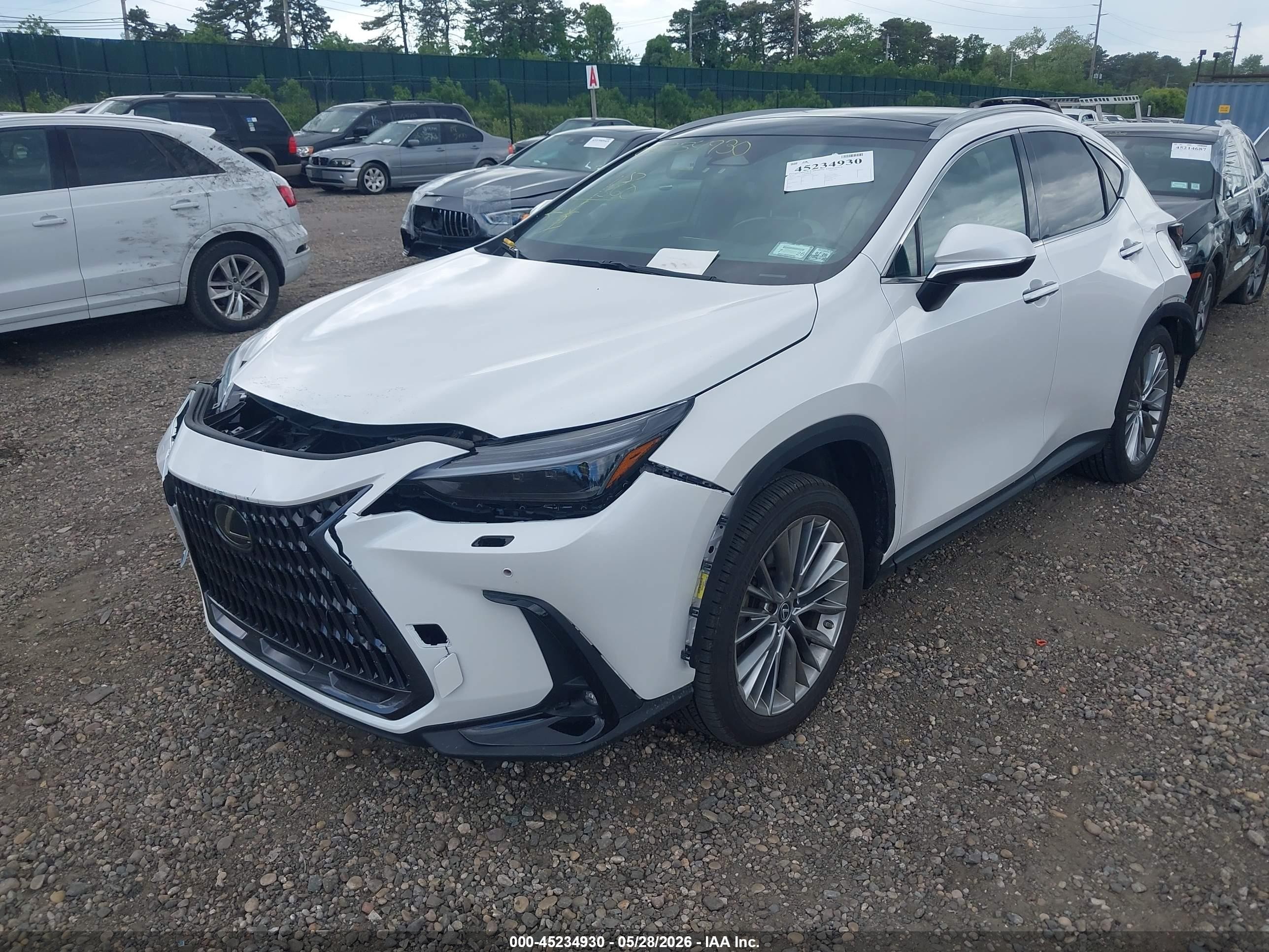 2022 Lexus Nx 350 Luxury White vin: 2T2HGCEZ8NC007195