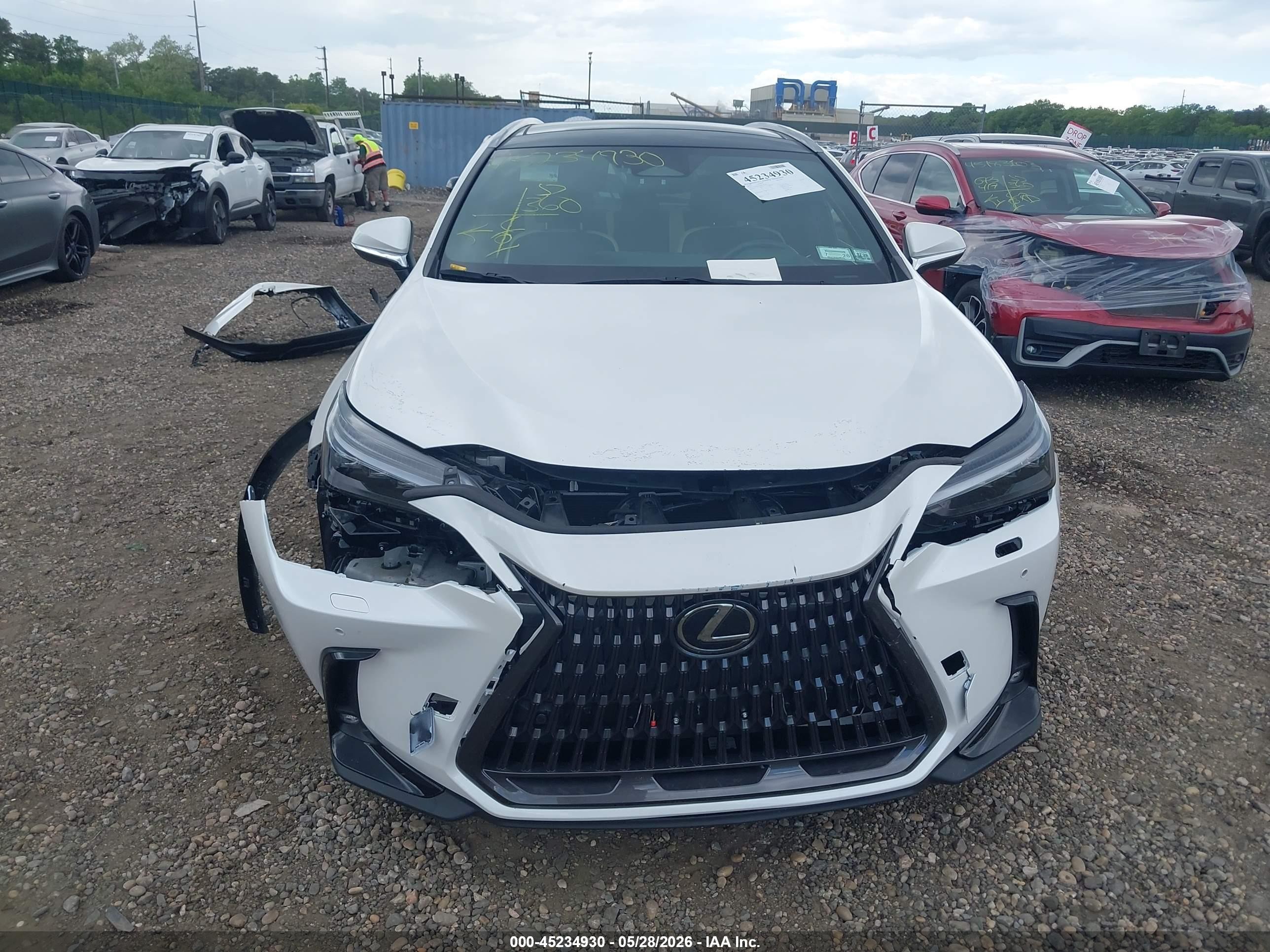 2022 Lexus Nx 350 Luxury White vin: 2T2HGCEZ8NC007195