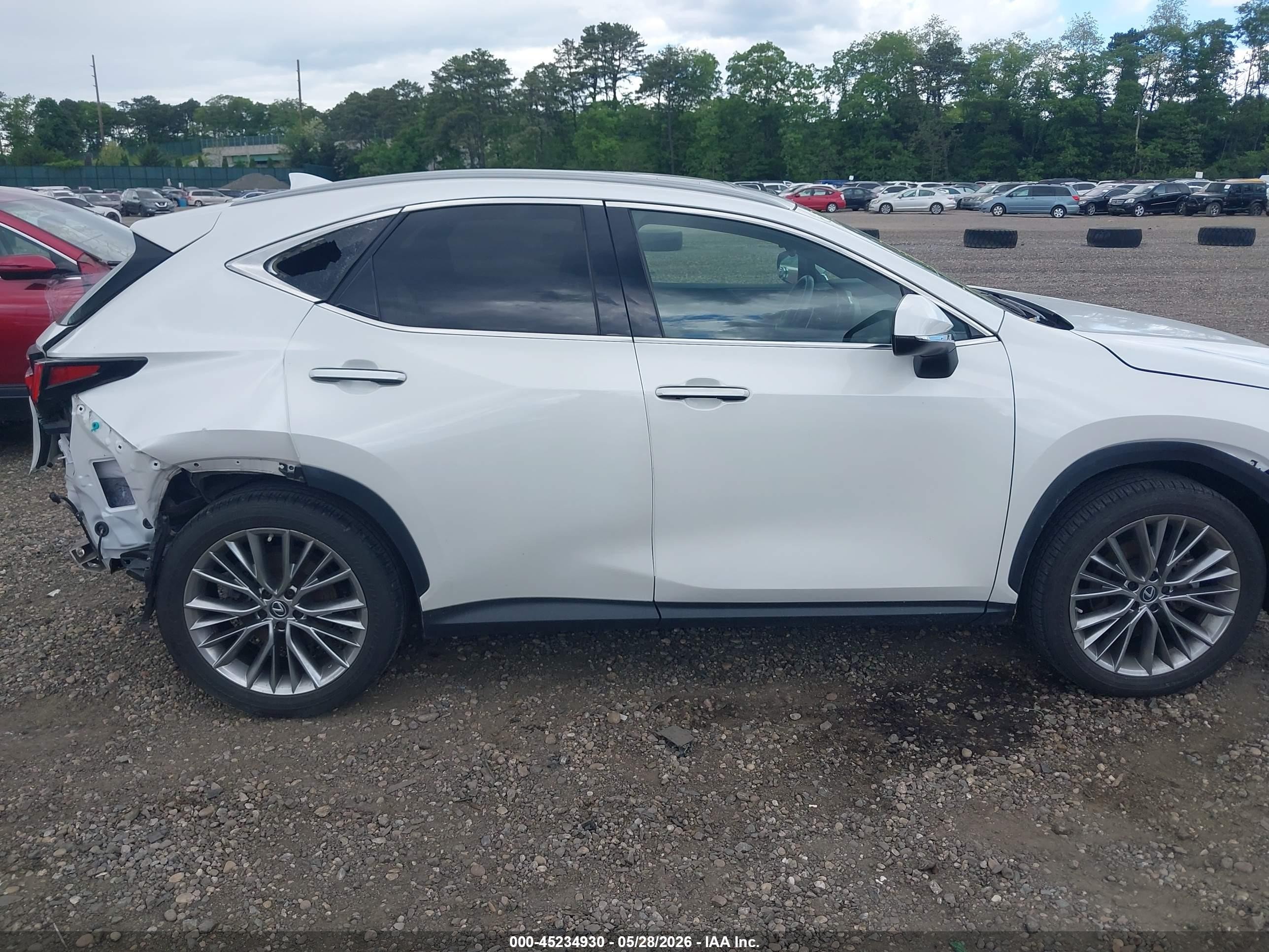 2022 Lexus Nx 350 Luxury White vin: 2T2HGCEZ8NC007195