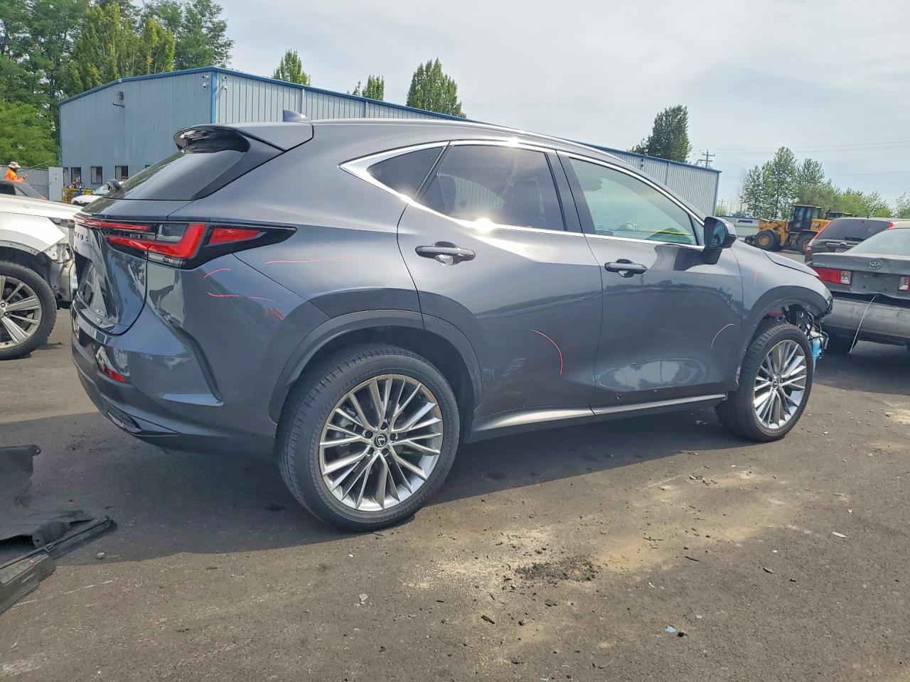 2024 Lexus Nx 350 Luxury Серый vin: 2T2HGCEZXRC035599