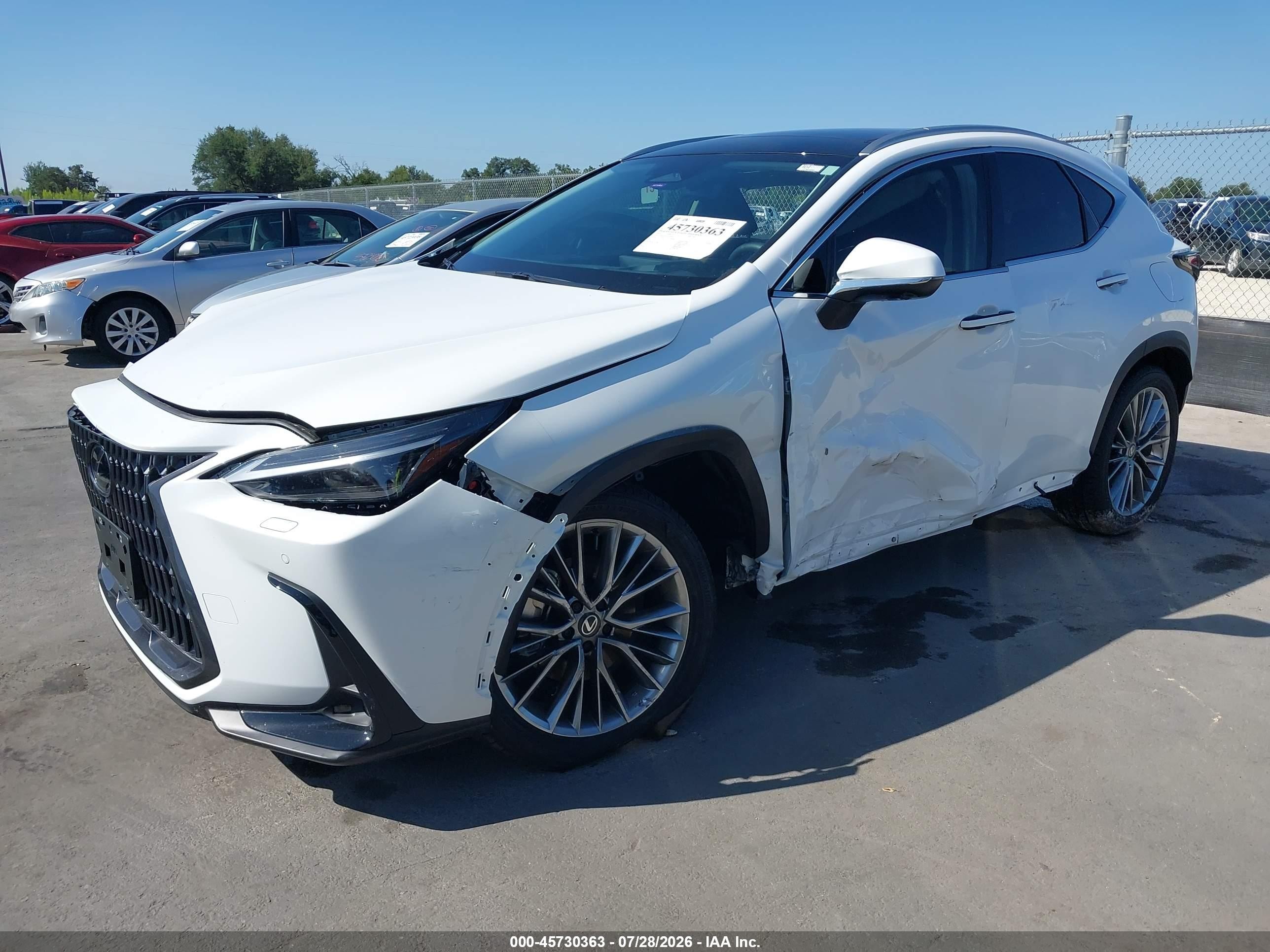2026 Lexus Nx 350 Luxury White vin: 2T2HGCEZXTC102029