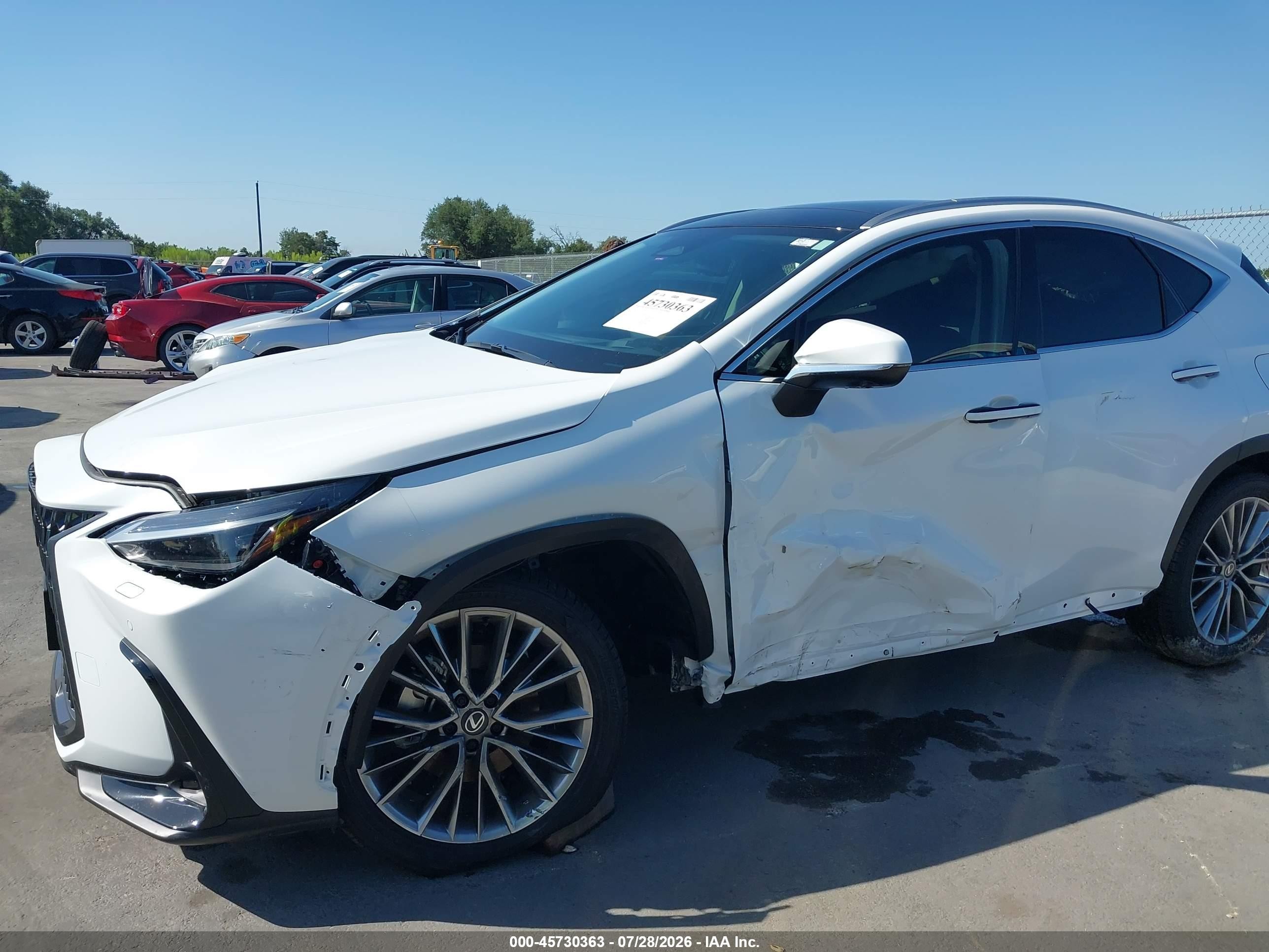 2026 Lexus Nx 350 Luxury White vin: 2T2HGCEZXTC102029