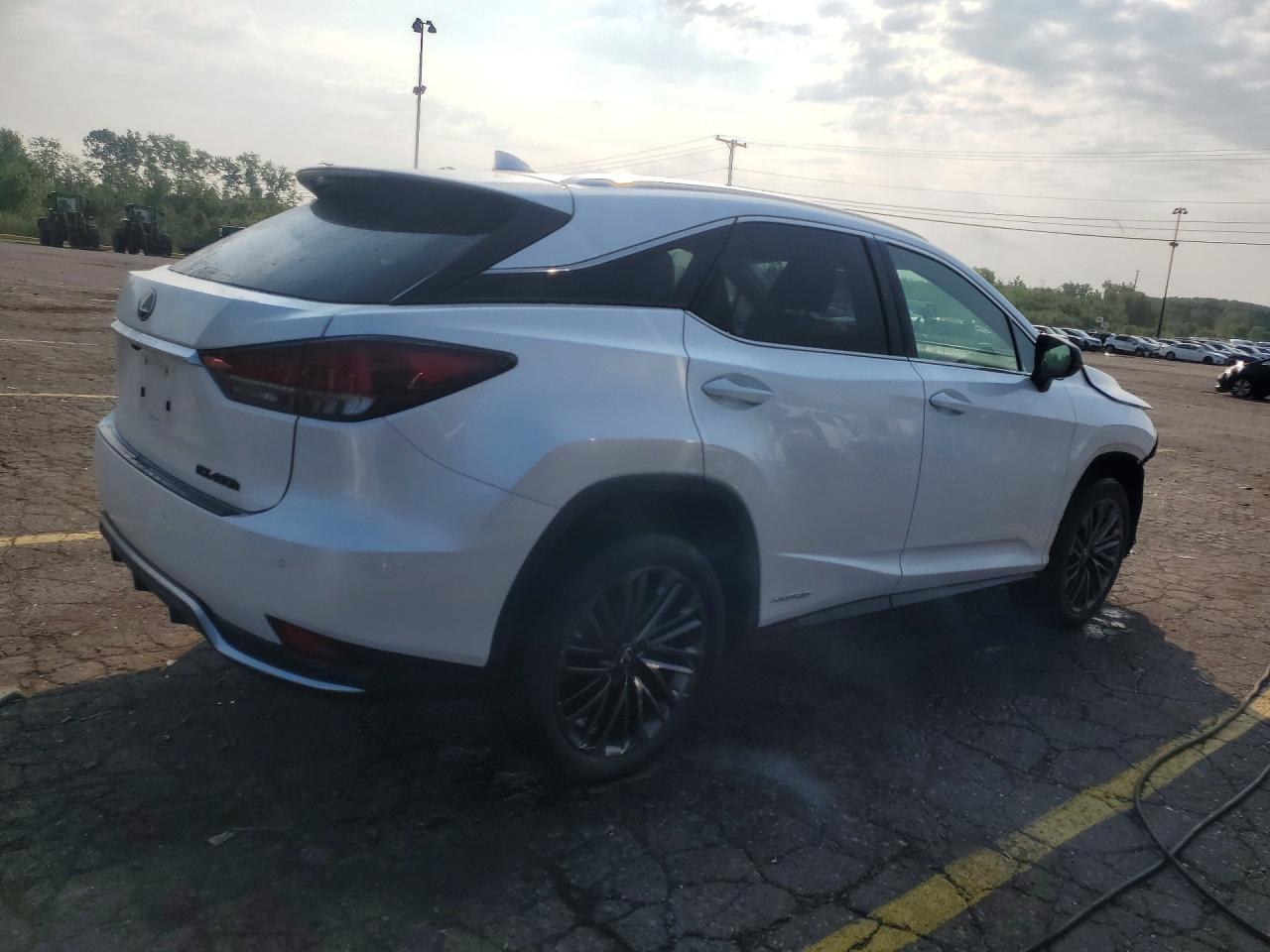 2022 Lexus Rx 450h White vin: 2T2HGMDA0NC076805