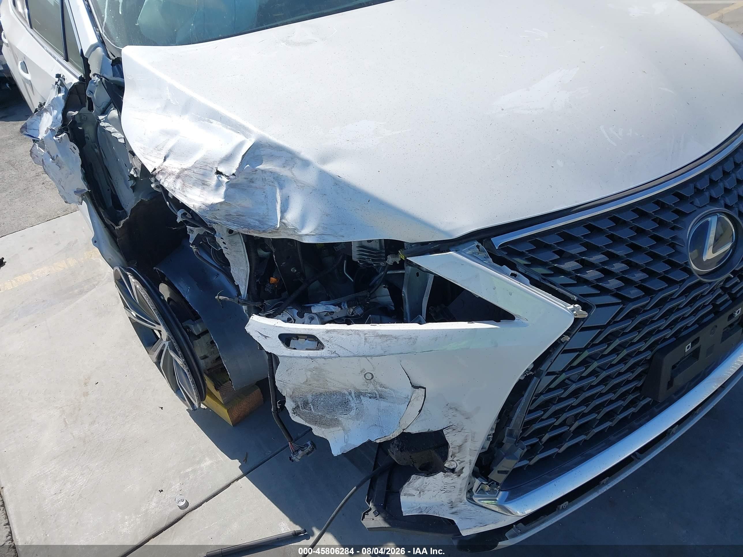2022 Lexus Rx 450h White vin: 2T2HGMDA4NC092005