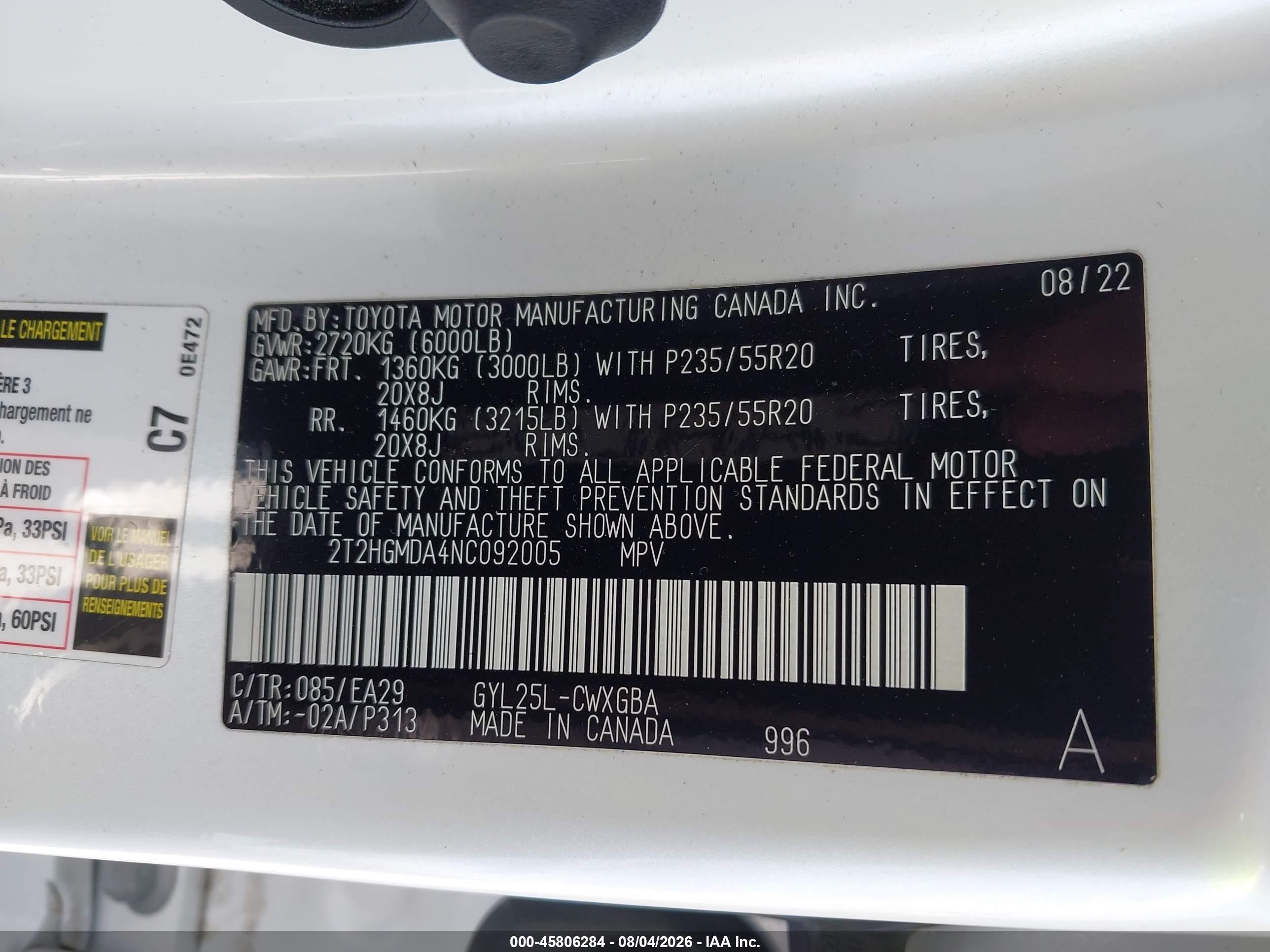 2022 Lexus Rx 450h White vin: 2T2HGMDA4NC092005