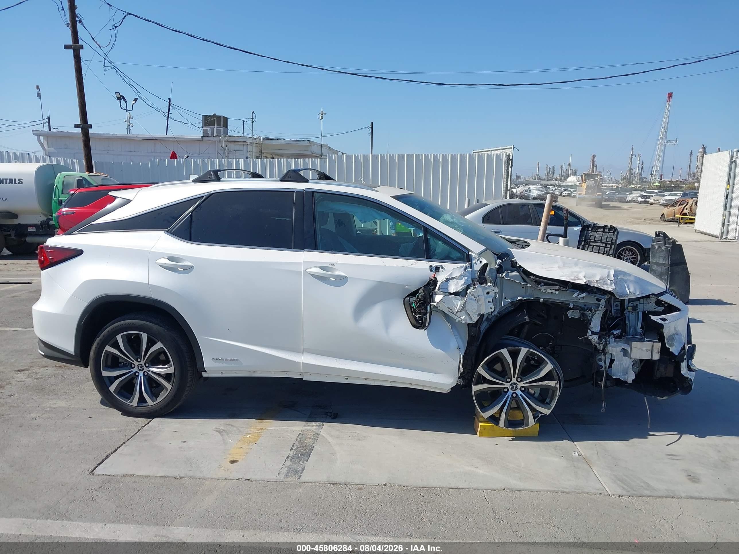 2022 Lexus Rx 450h White vin: 2T2HGMDA4NC092005