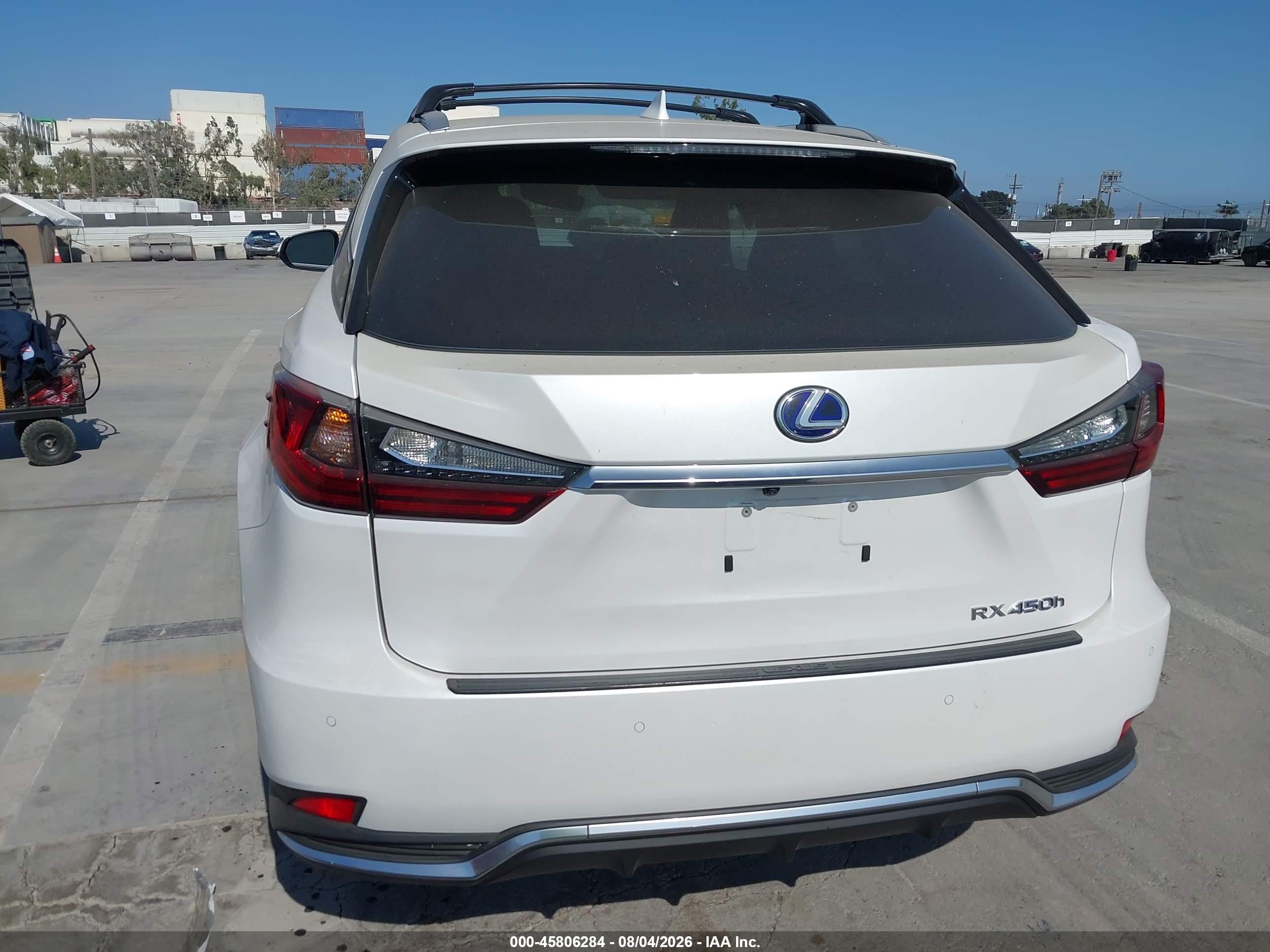 2022 Lexus Rx 450h White vin: 2T2HGMDA4NC092005