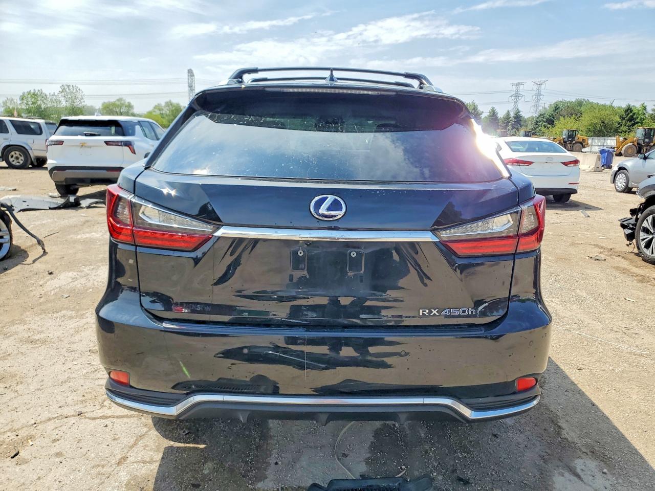 2021 Lexus Rx 450h Black vin: 2T2HGMDA9MC057538