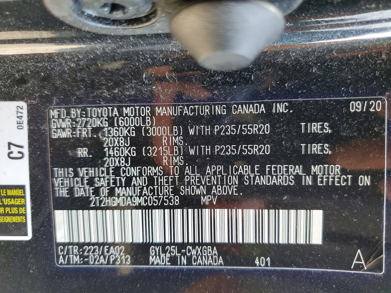 2021 Lexus Rx 450h Black vin: 2T2HGMDA9MC057538