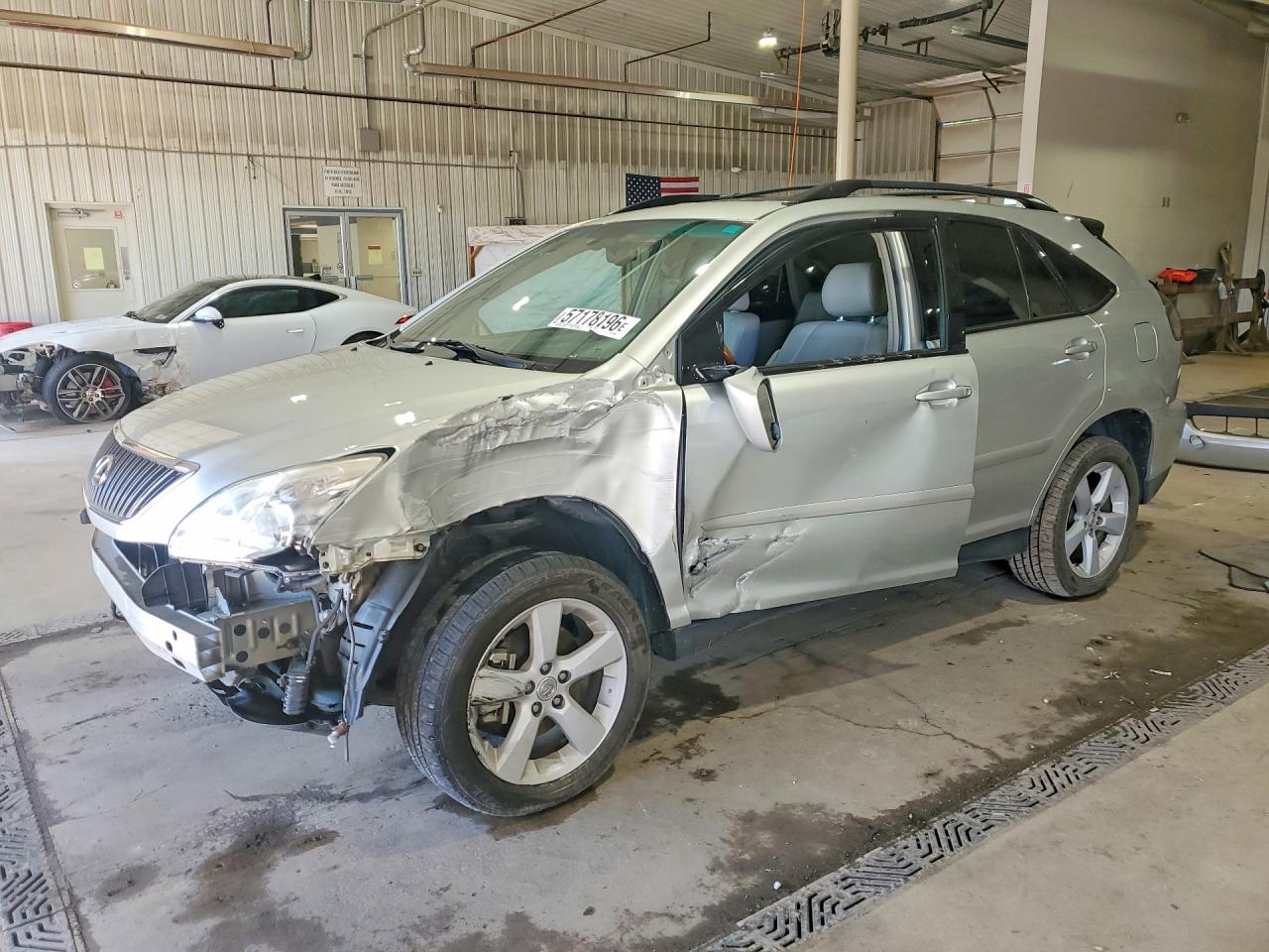 2007 Lexus Rx 350 Silver vin: 2T2HK31U07C016047