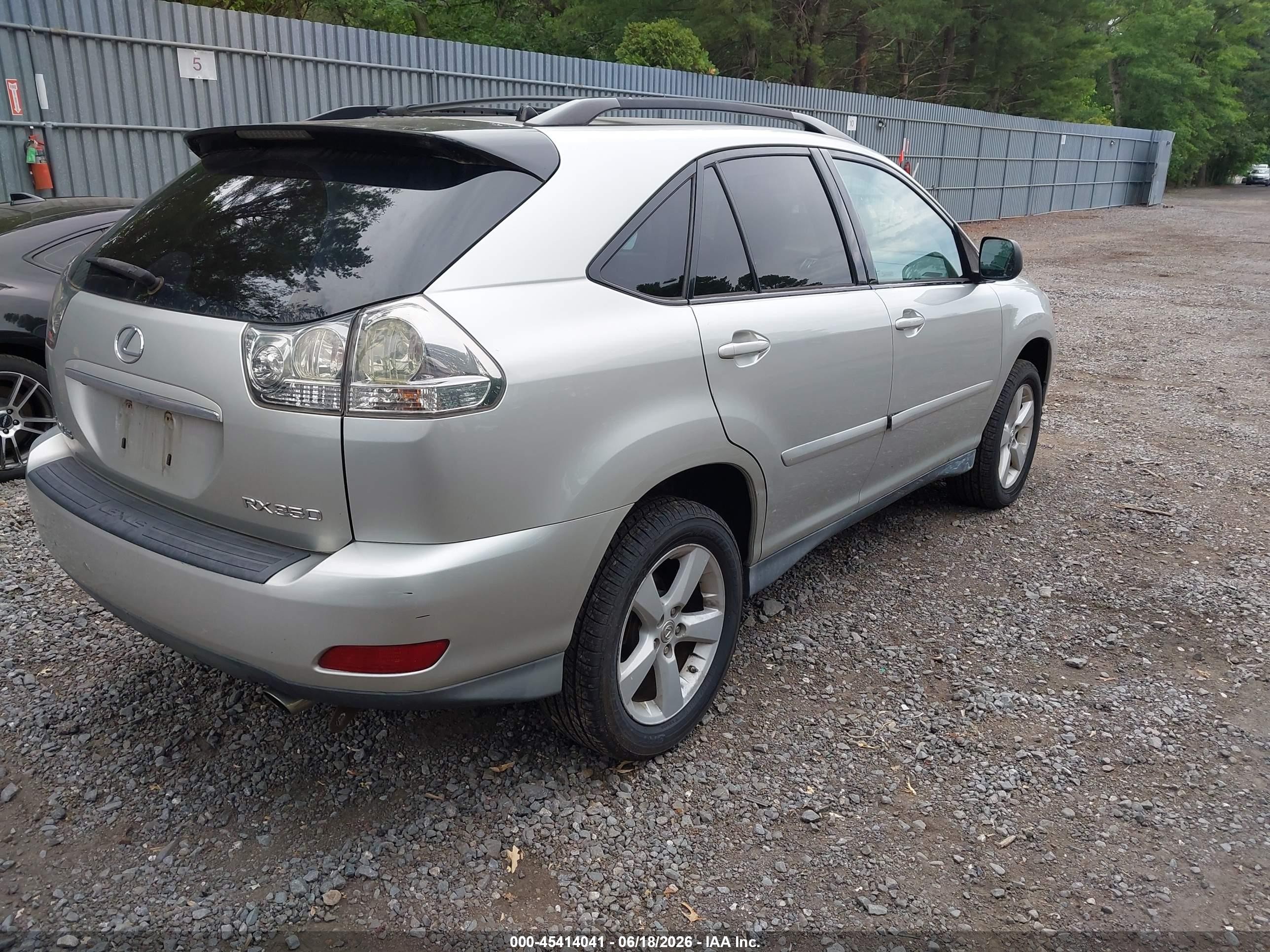 2007 Lexus Rx 350   Silver vin: 2T2HK31U07C018980