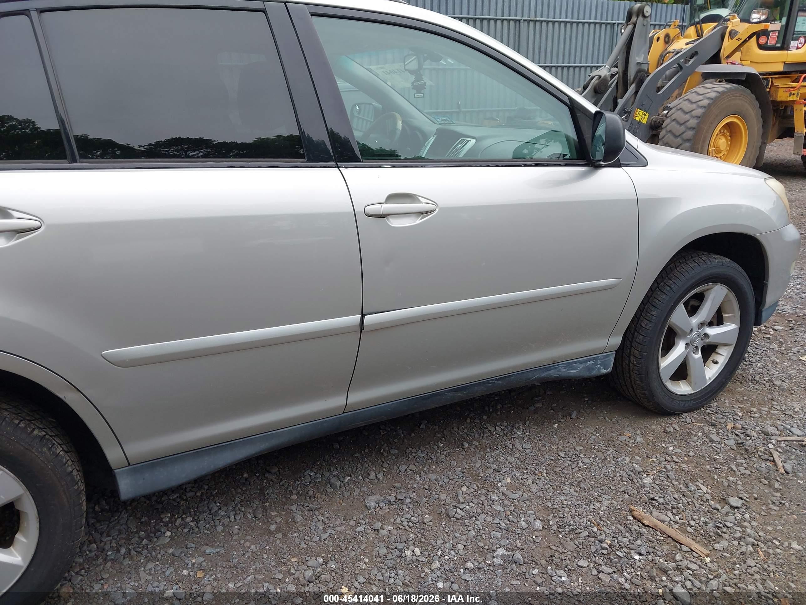 2007 Lexus Rx 350   Silver vin: 2T2HK31U07C018980