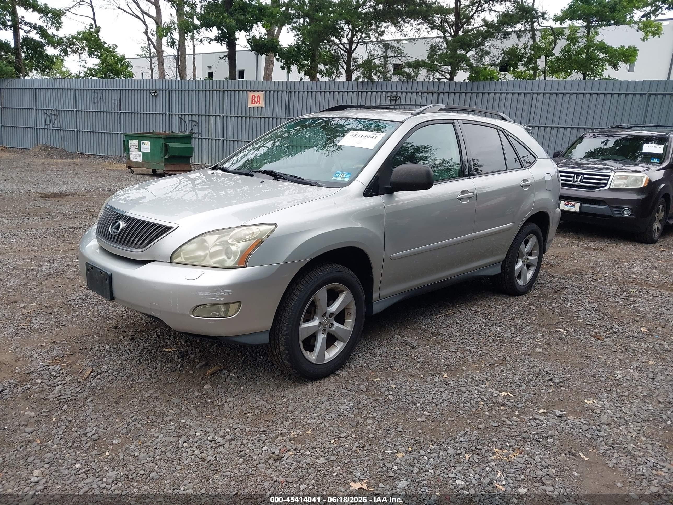 2007 Lexus Rx 350   Silver vin: 2T2HK31U07C018980