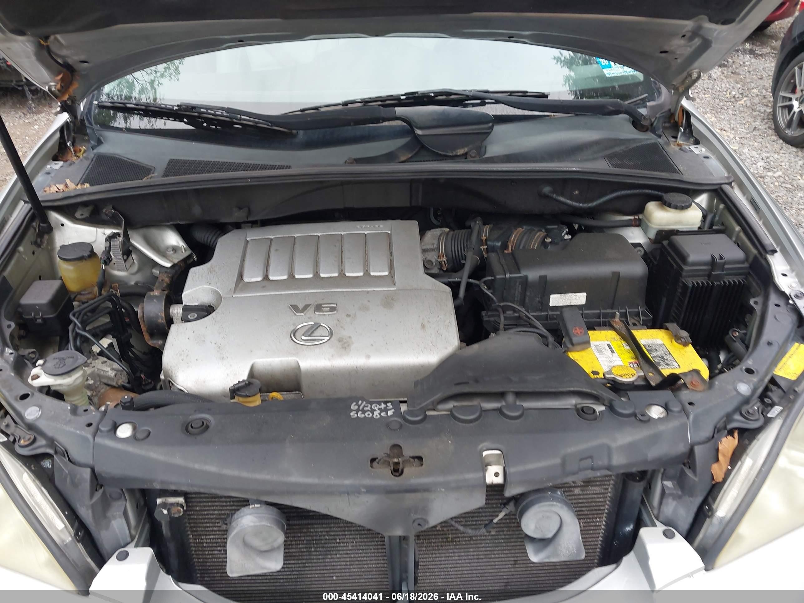 2007 Lexus Rx 350   Silver vin: 2T2HK31U07C018980