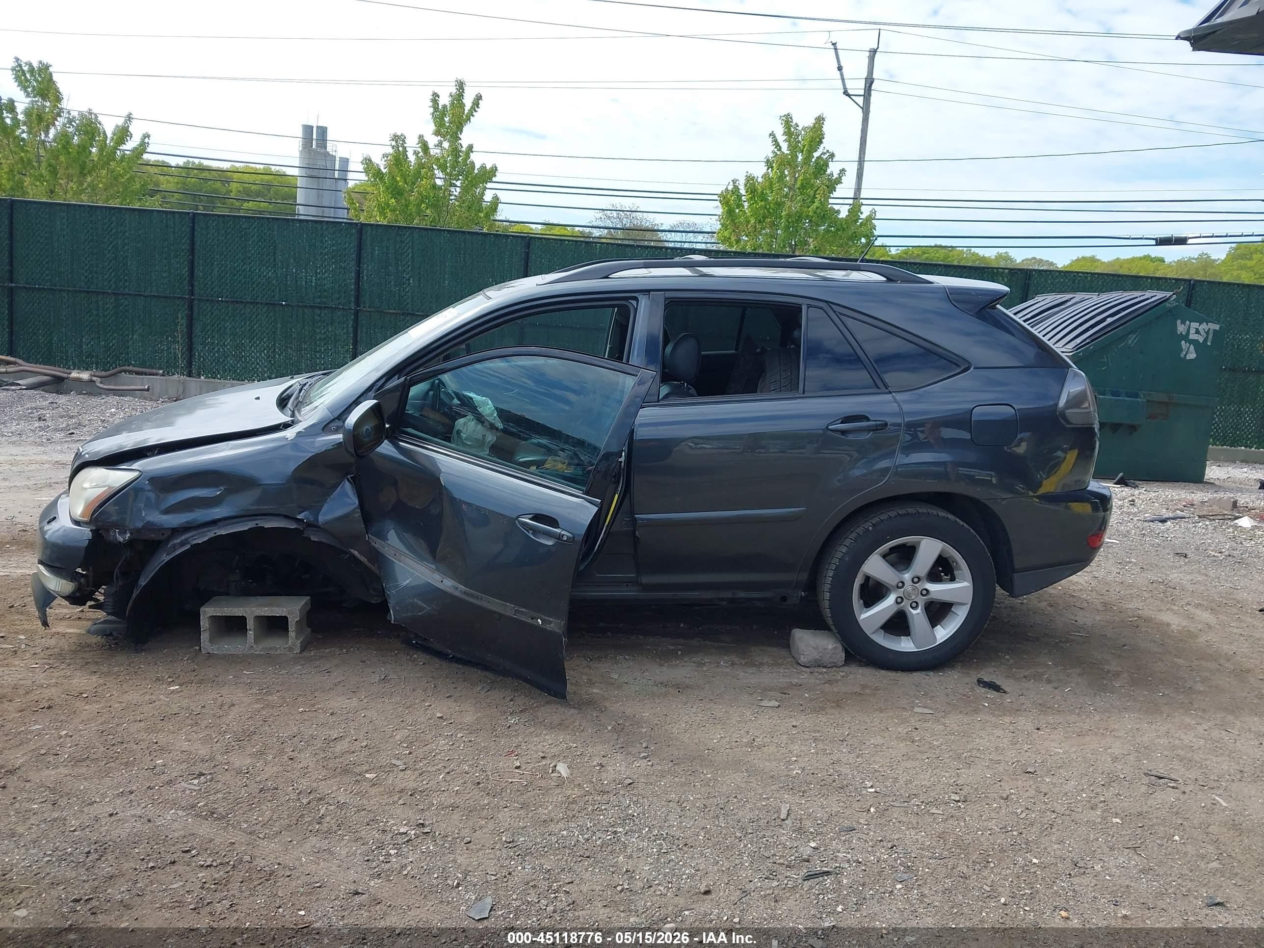 2007 Lexus Rx 350   Gray vin: 2T2HK31U07C033382