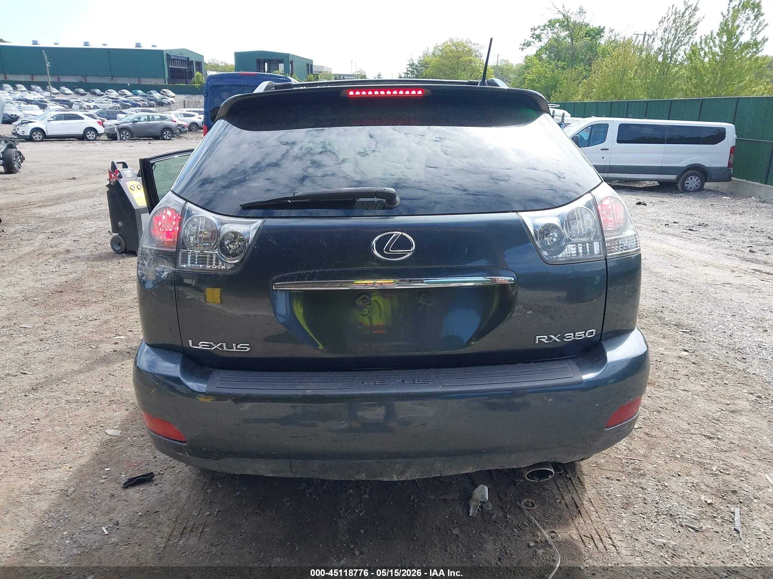 2007 Lexus Rx 350   Gray vin: 2T2HK31U07C033382