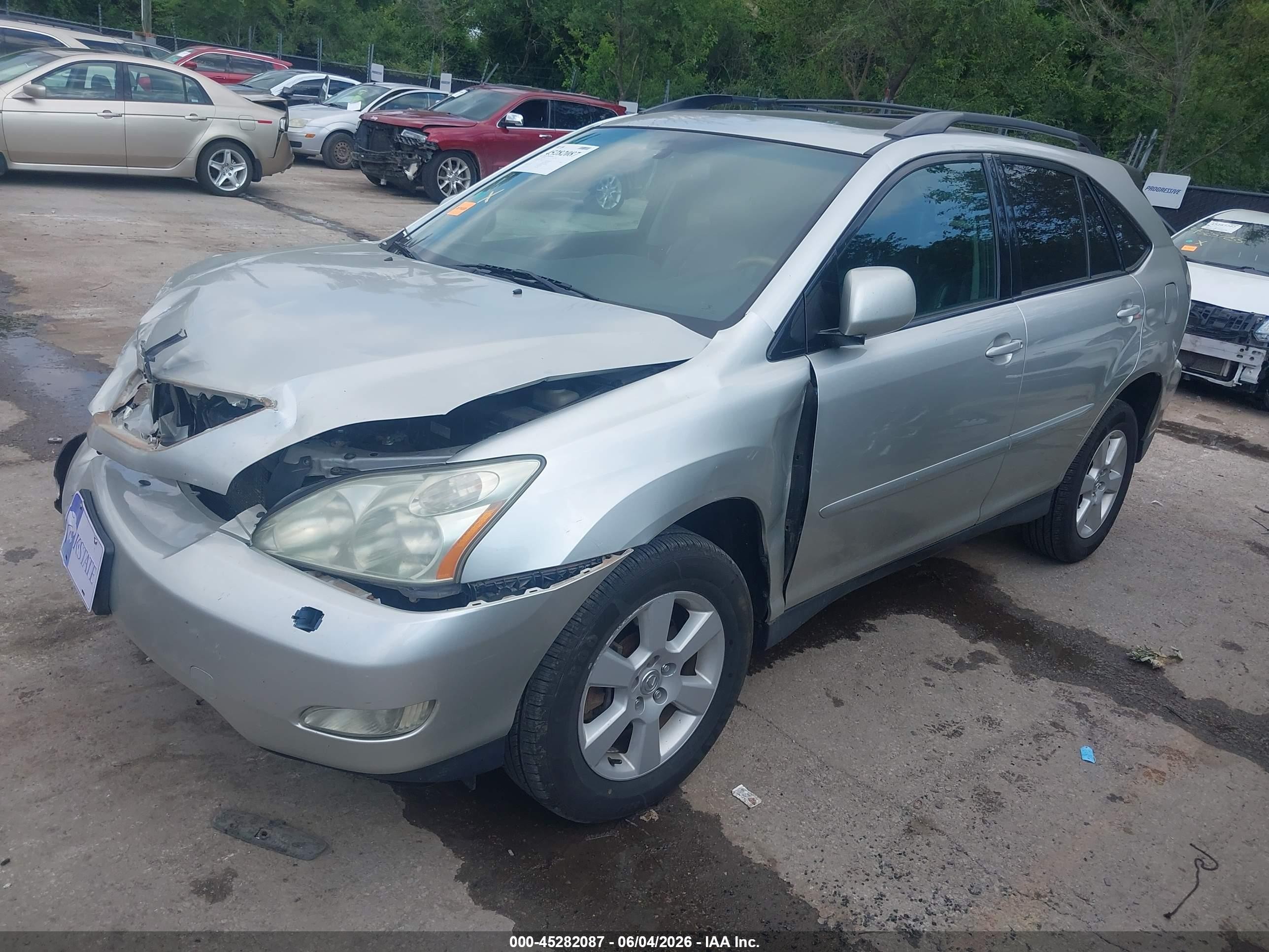 2007 Lexus Rx 350   Silver vin: 2T2HK31U07C036167