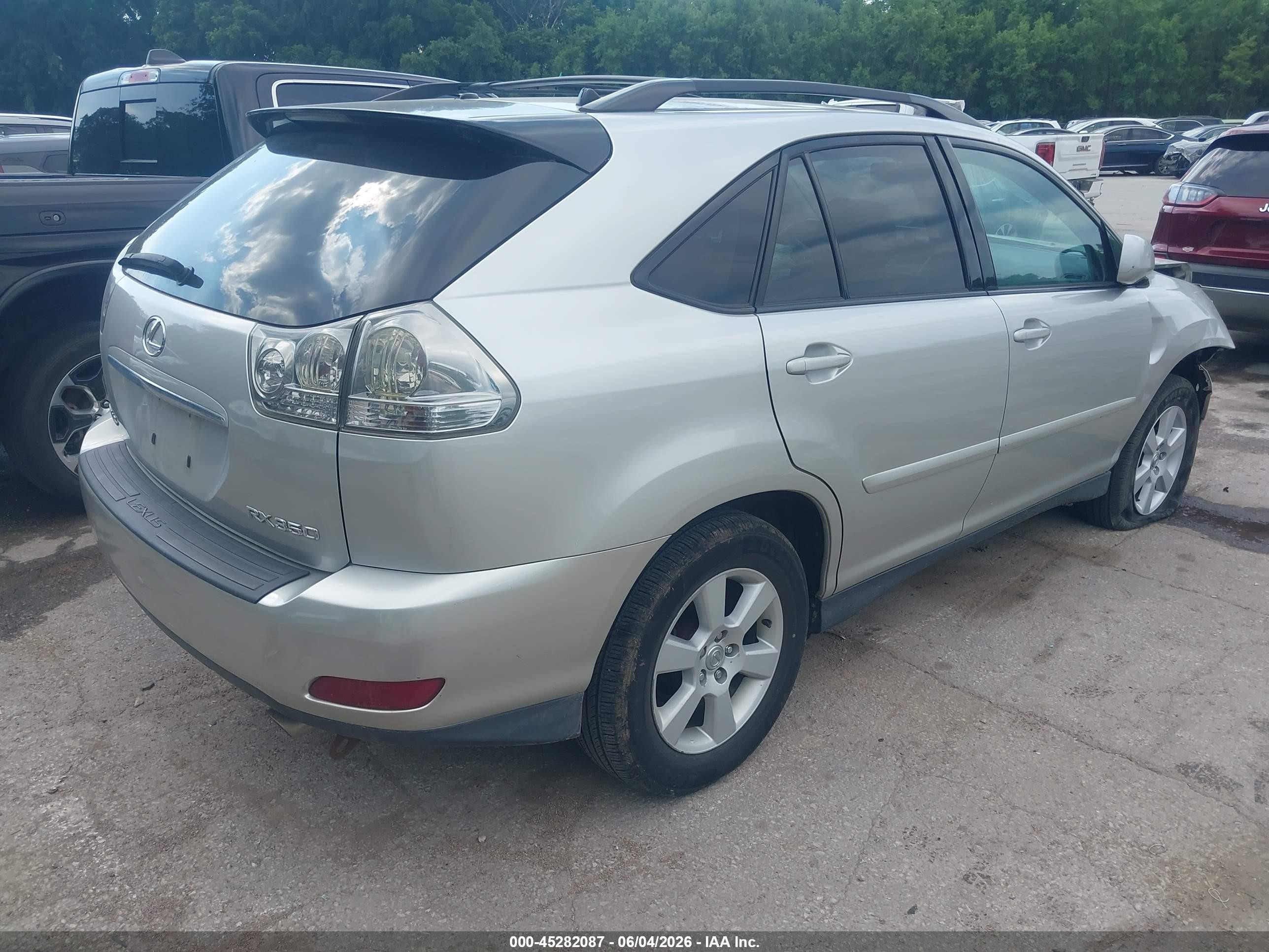 2007 Lexus Rx 350   Silver vin: 2T2HK31U07C036167