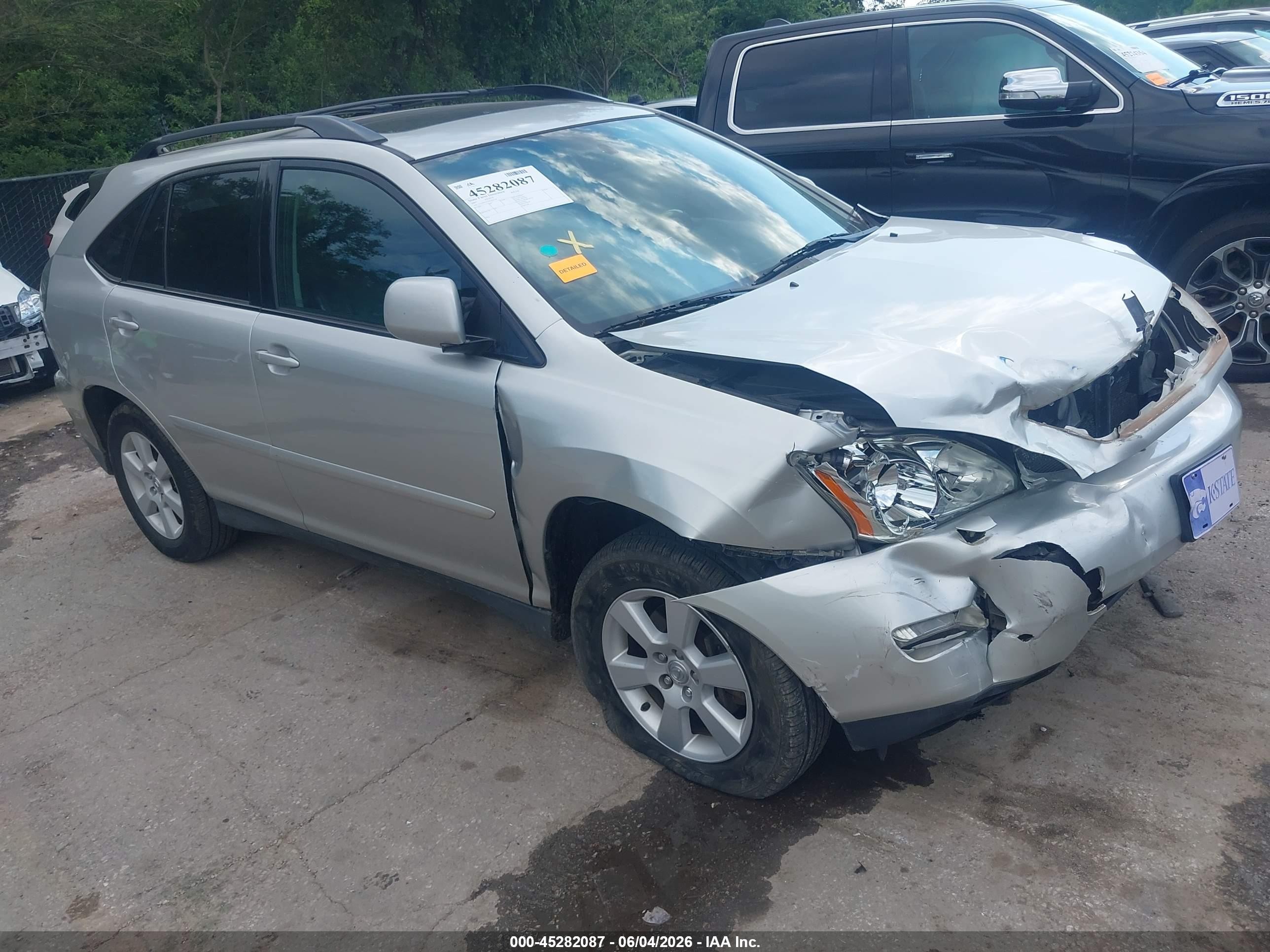 2007 Lexus Rx 350   Silver vin: 2T2HK31U07C036167