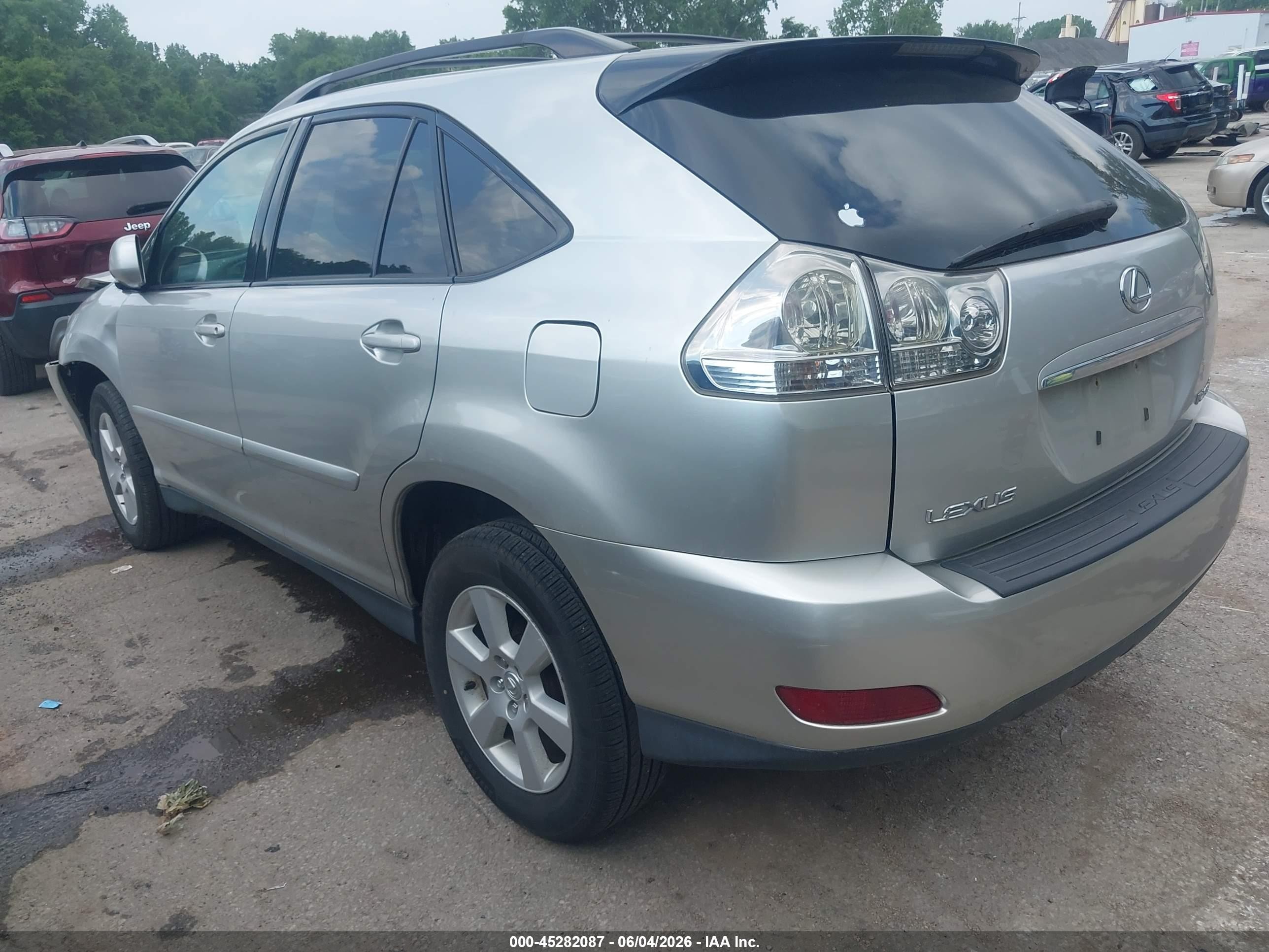 2007 Lexus Rx 350   Silver vin: 2T2HK31U07C036167