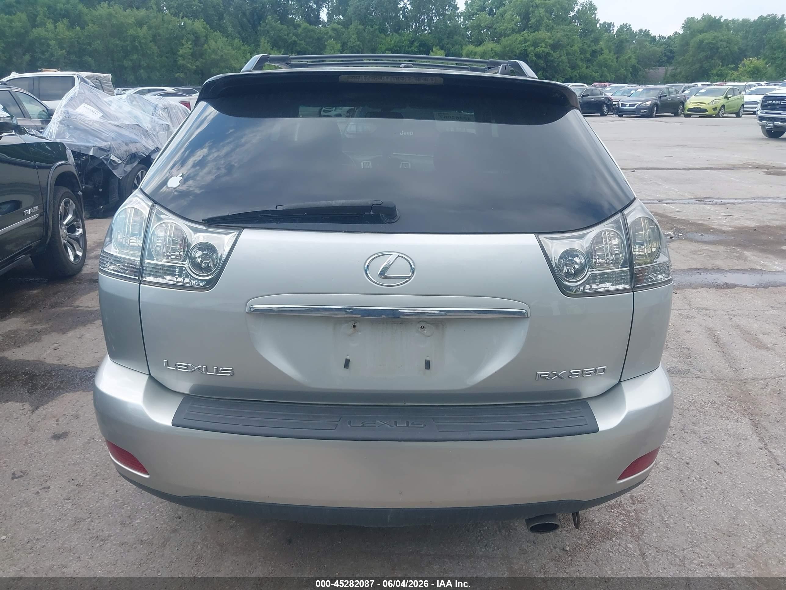 2007 Lexus Rx 350   Silver vin: 2T2HK31U07C036167