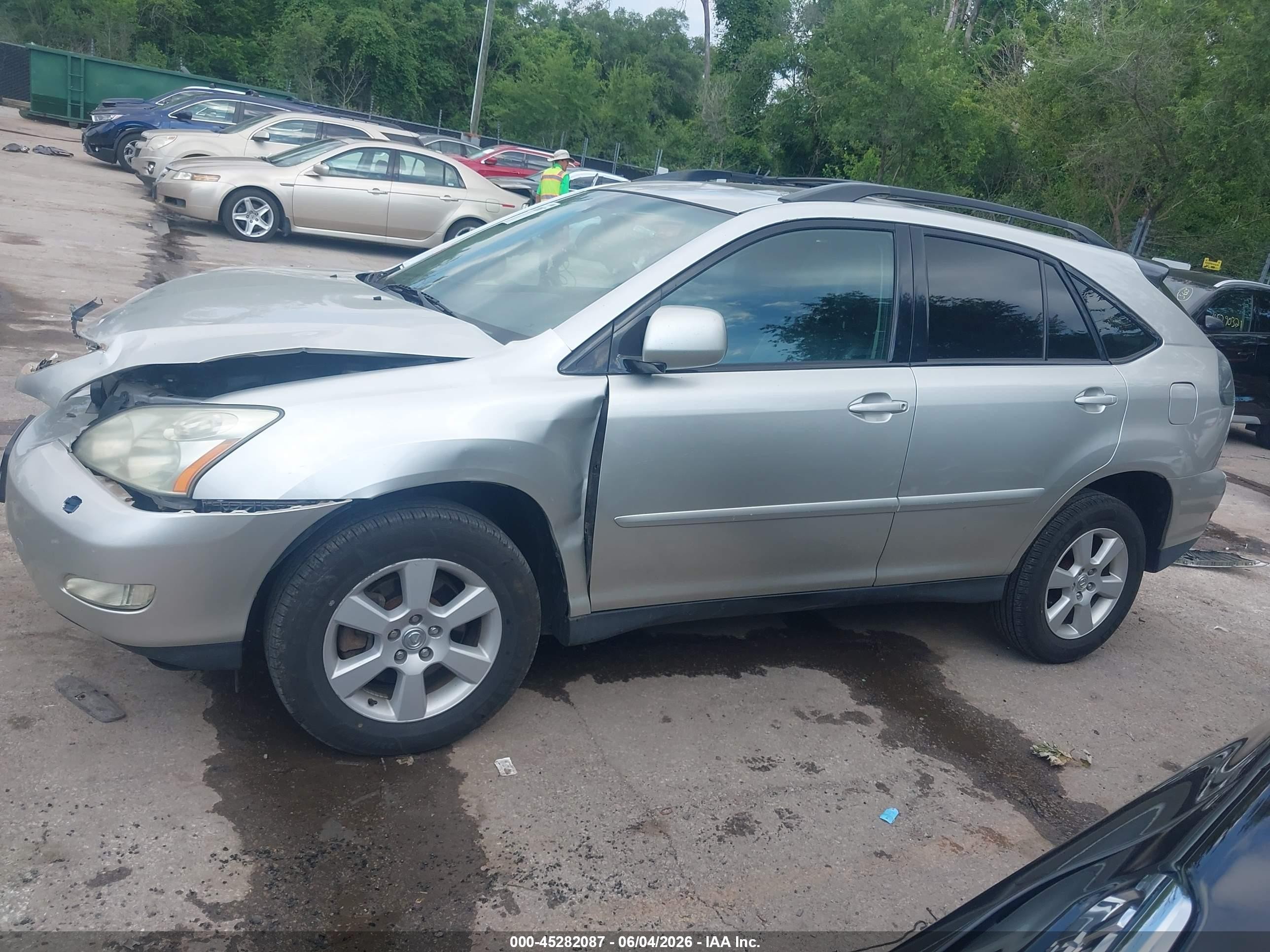 2007 Lexus Rx 350   Silver vin: 2T2HK31U07C036167