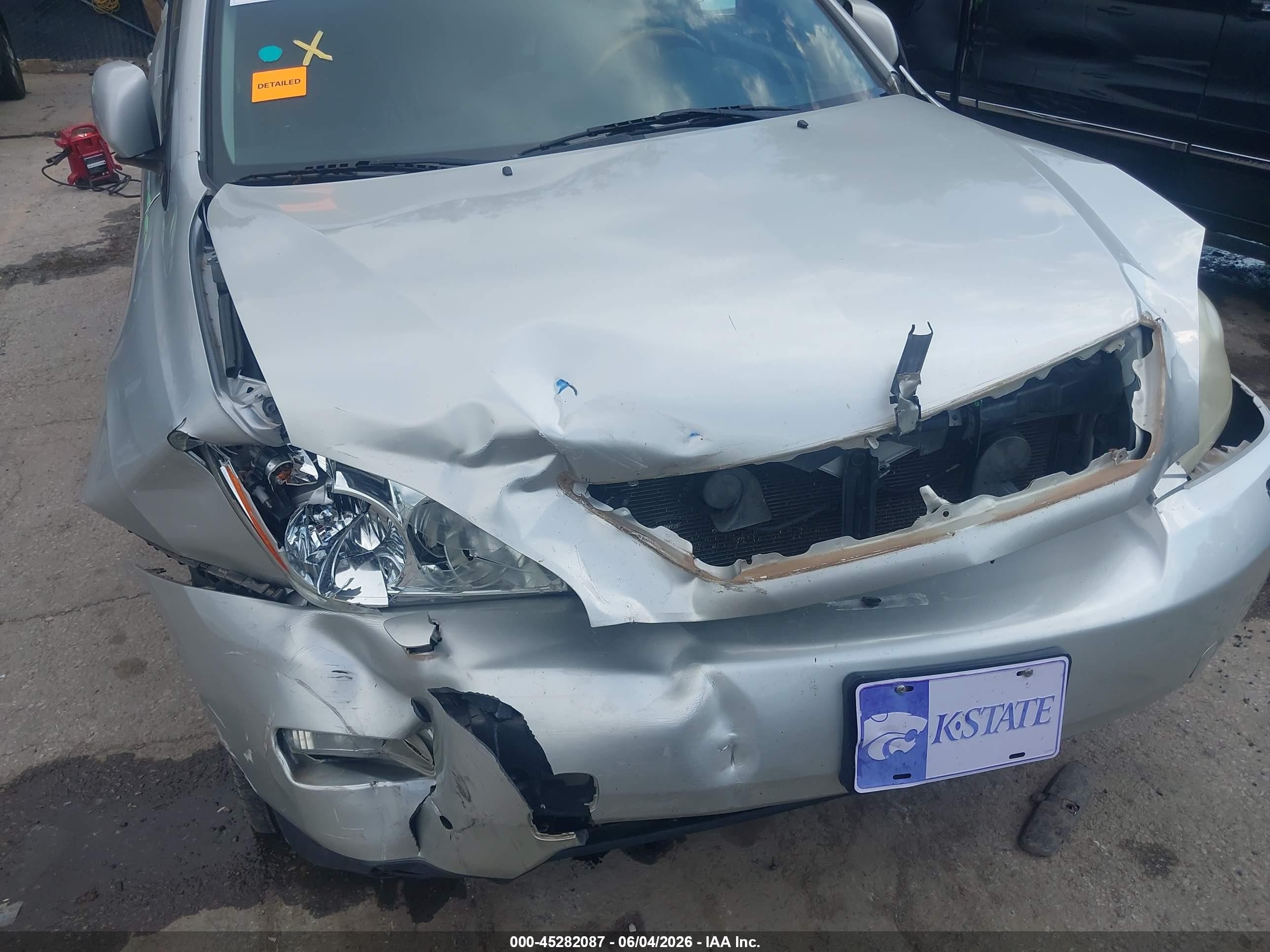 2007 Lexus Rx 350   Silver vin: 2T2HK31U07C036167
