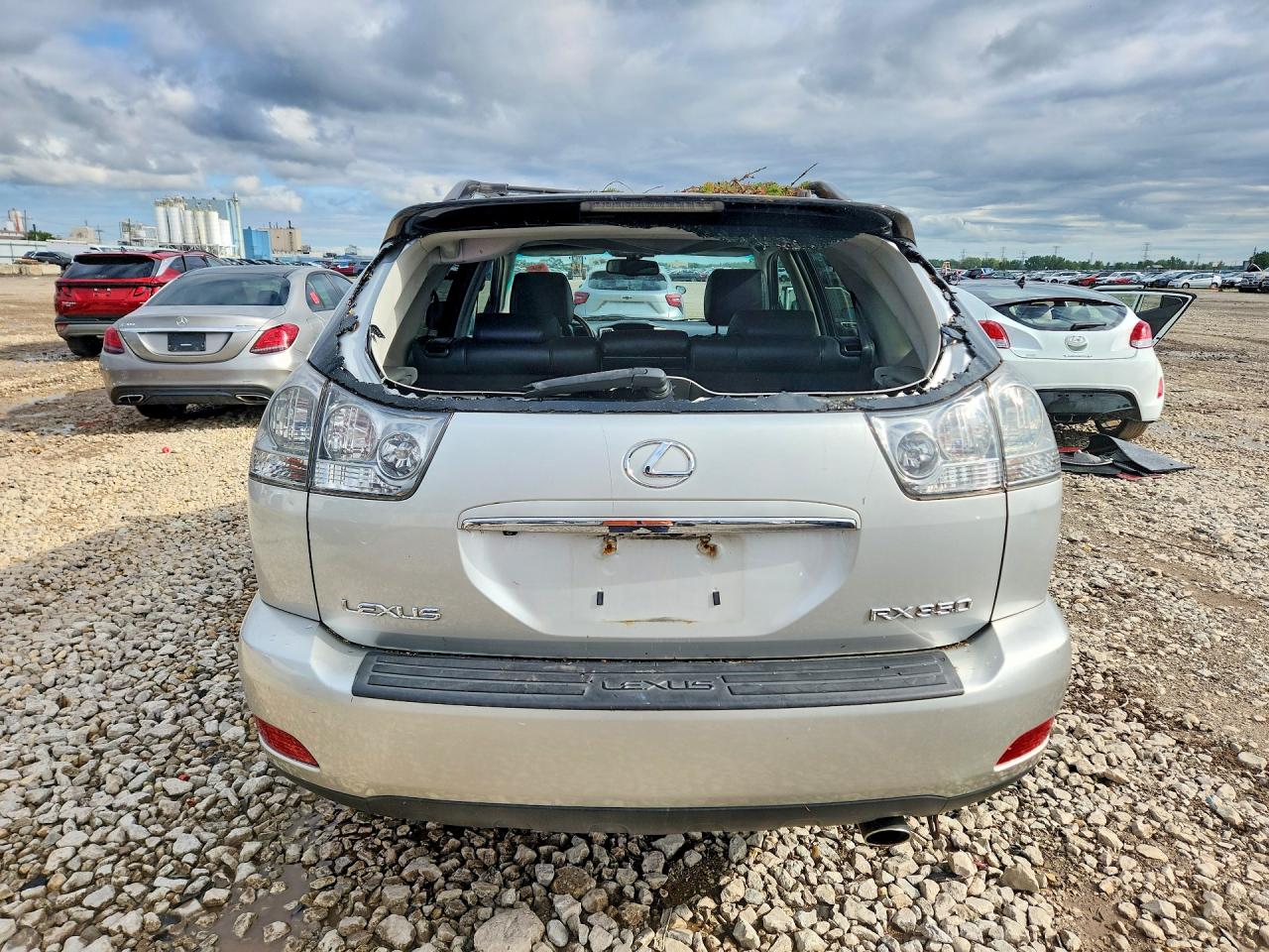 2007 Lexus Rx 350 Silver vin: 2T2HK31U07C037075