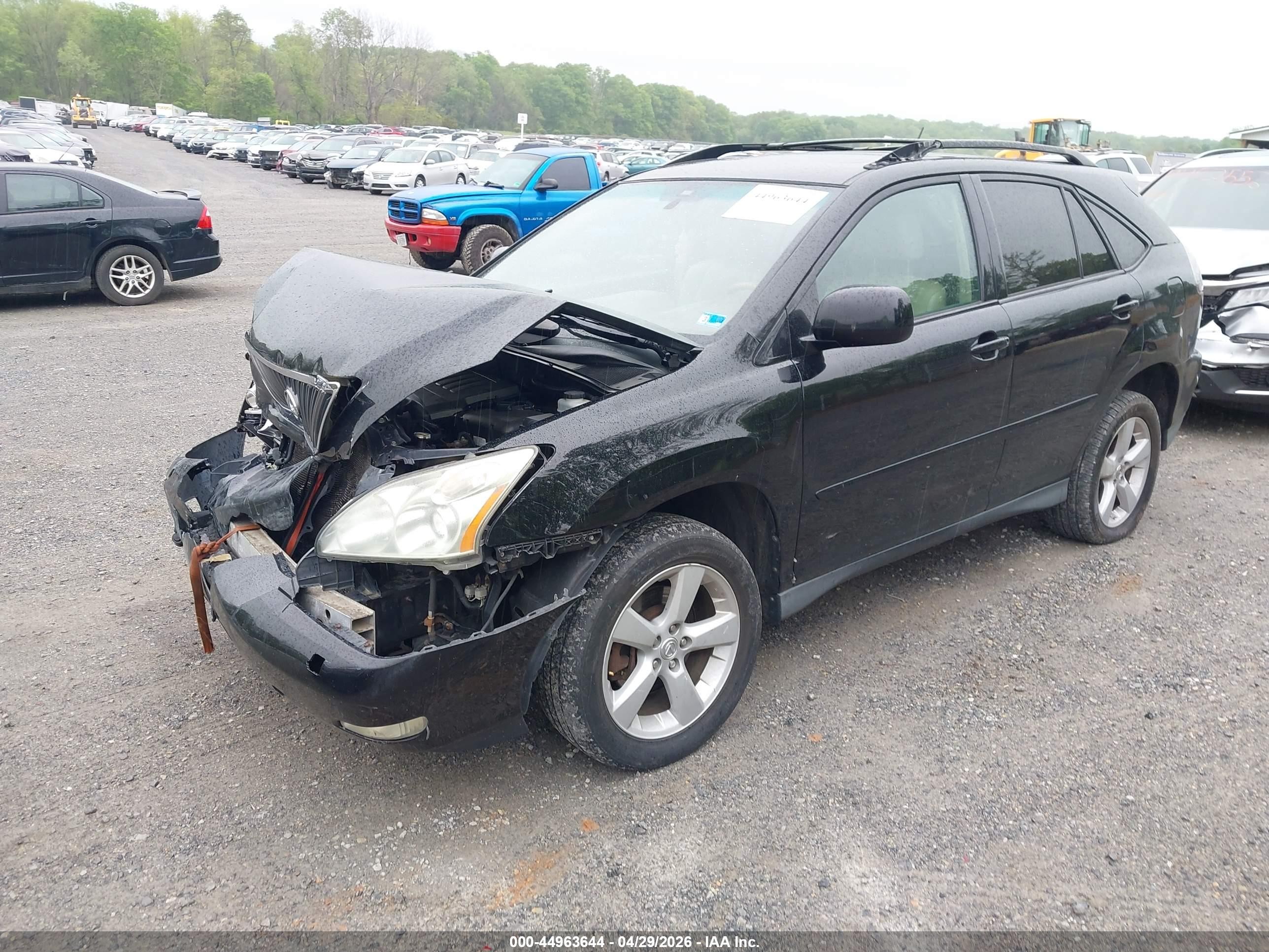 2007 Lexus Rx 350   Black vin: 2T2HK31U07C042891