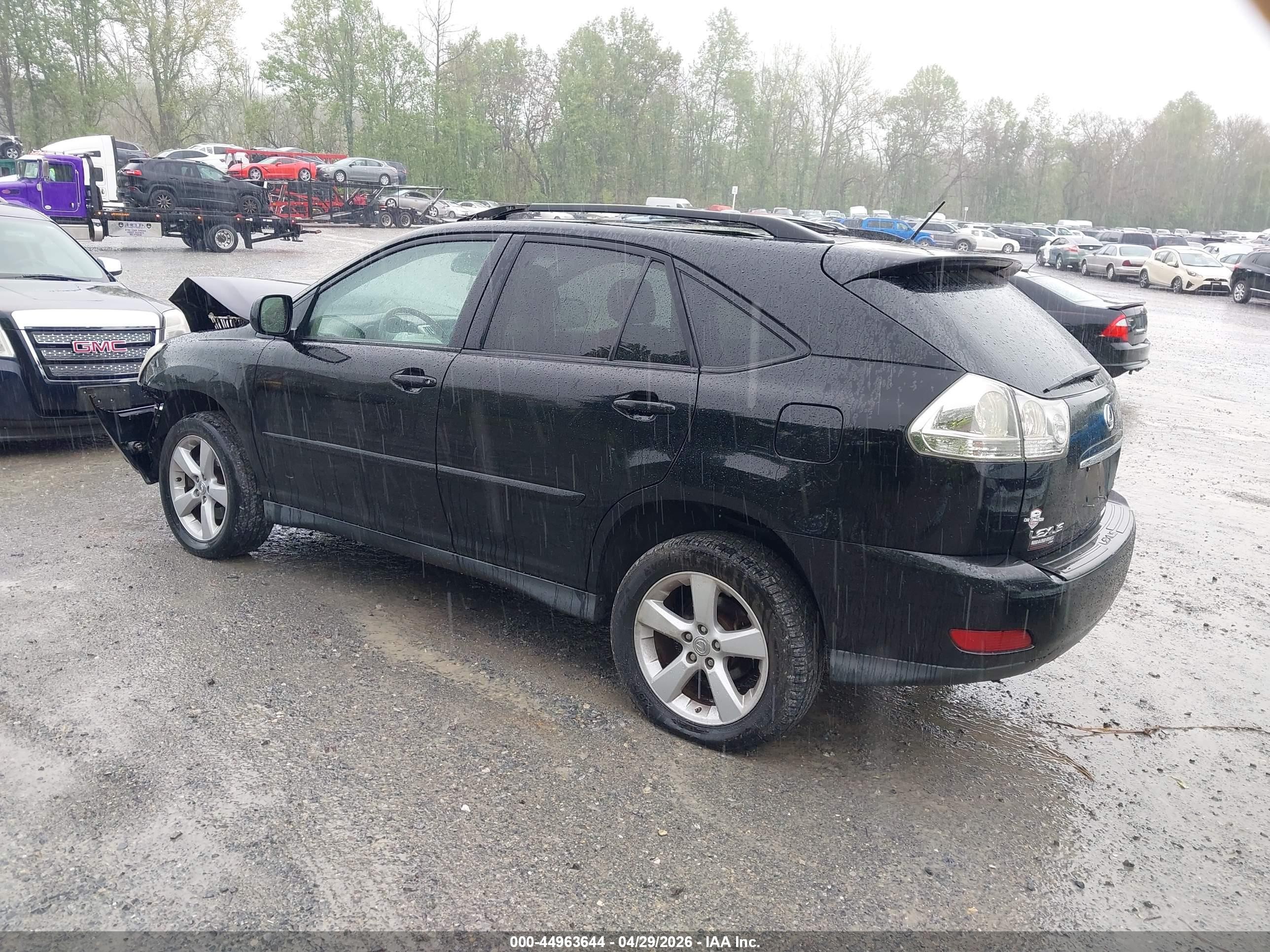 2007 Lexus Rx 350   Black vin: 2T2HK31U07C042891