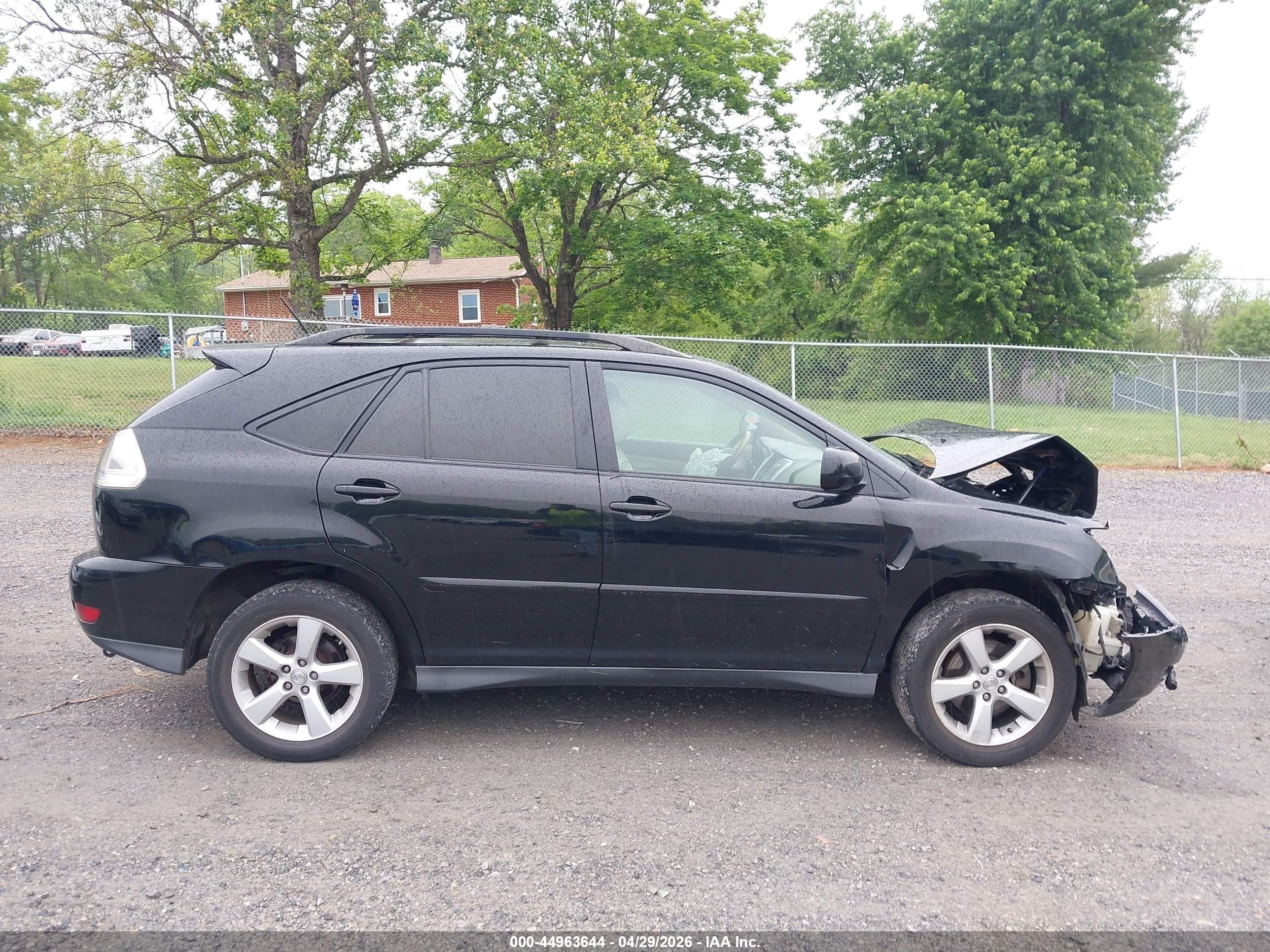 2007 Lexus Rx 350   Black vin: 2T2HK31U07C042891