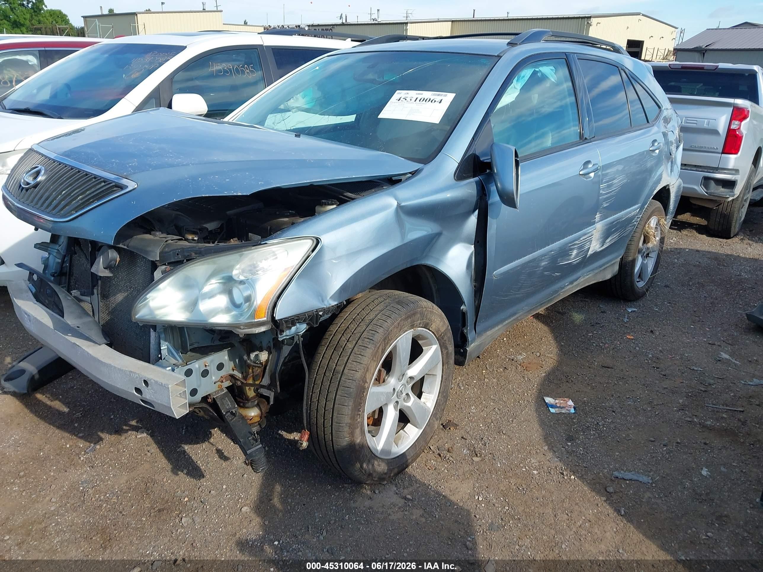 2007 Lexus Rx 350   Синий vin: 2T2HK31U07C044334