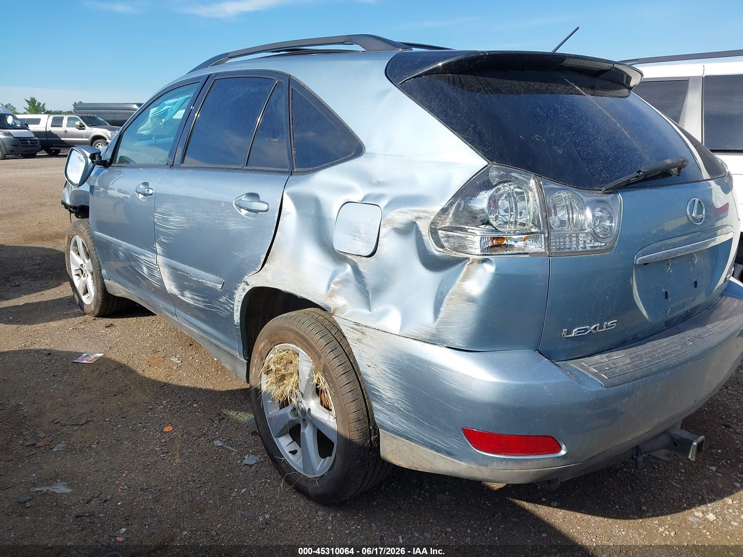 2007 Lexus Rx 350   Синий vin: 2T2HK31U07C044334