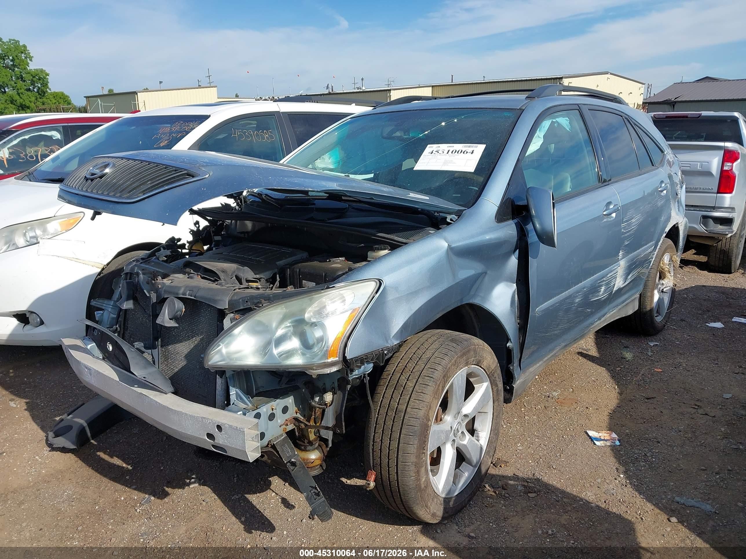 2007 Lexus Rx 350   Синий vin: 2T2HK31U07C044334