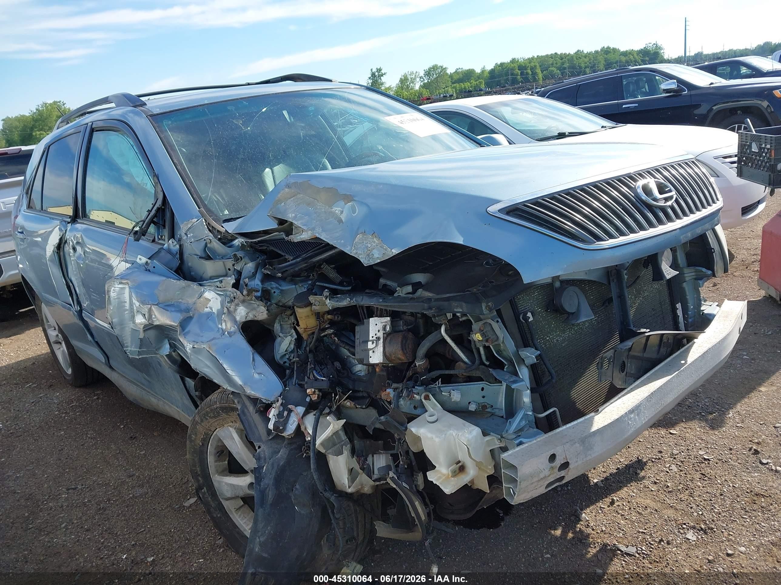 2007 Lexus Rx 350   Синий vin: 2T2HK31U07C044334