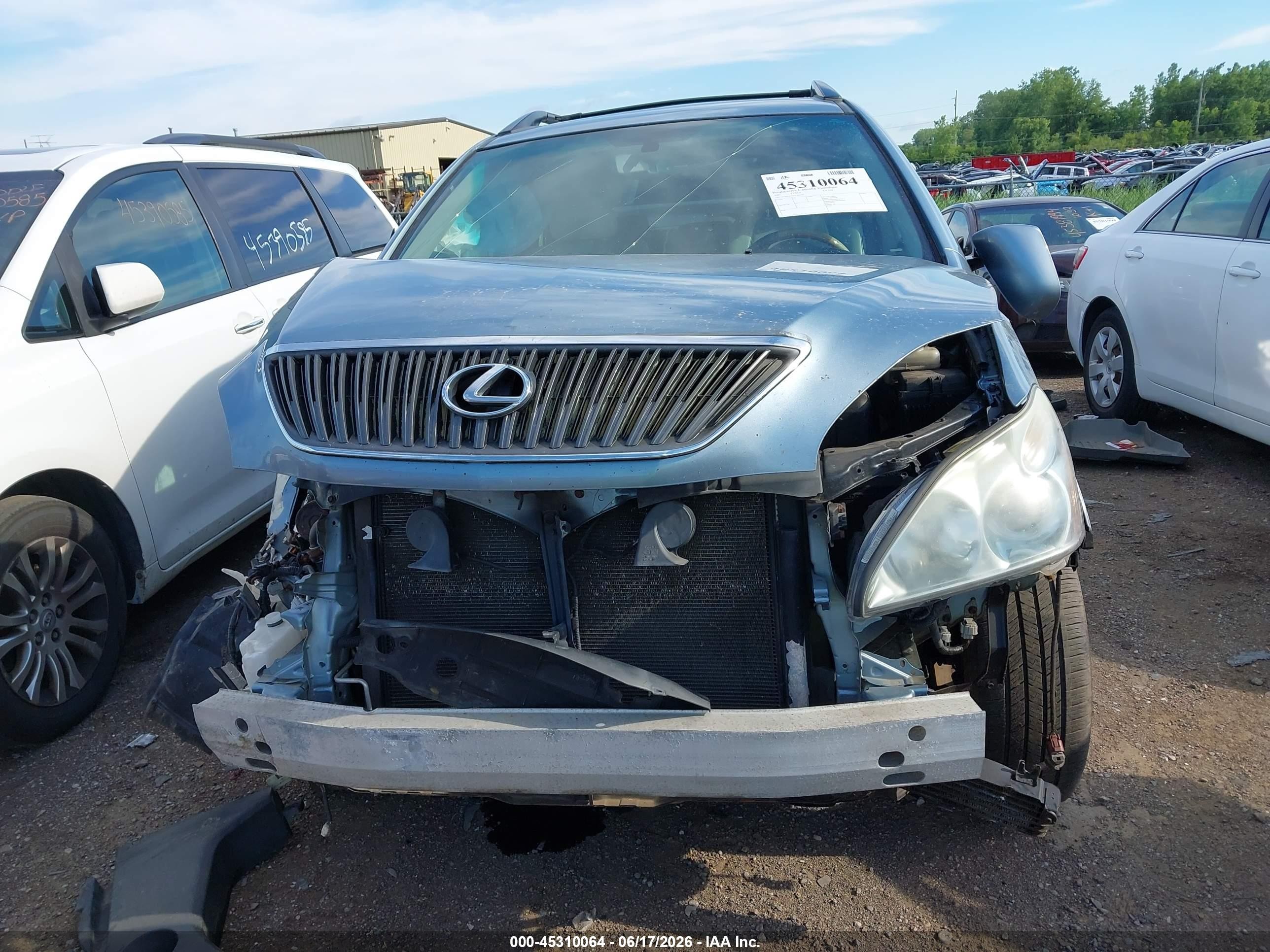 2007 Lexus Rx 350   Синий vin: 2T2HK31U07C044334