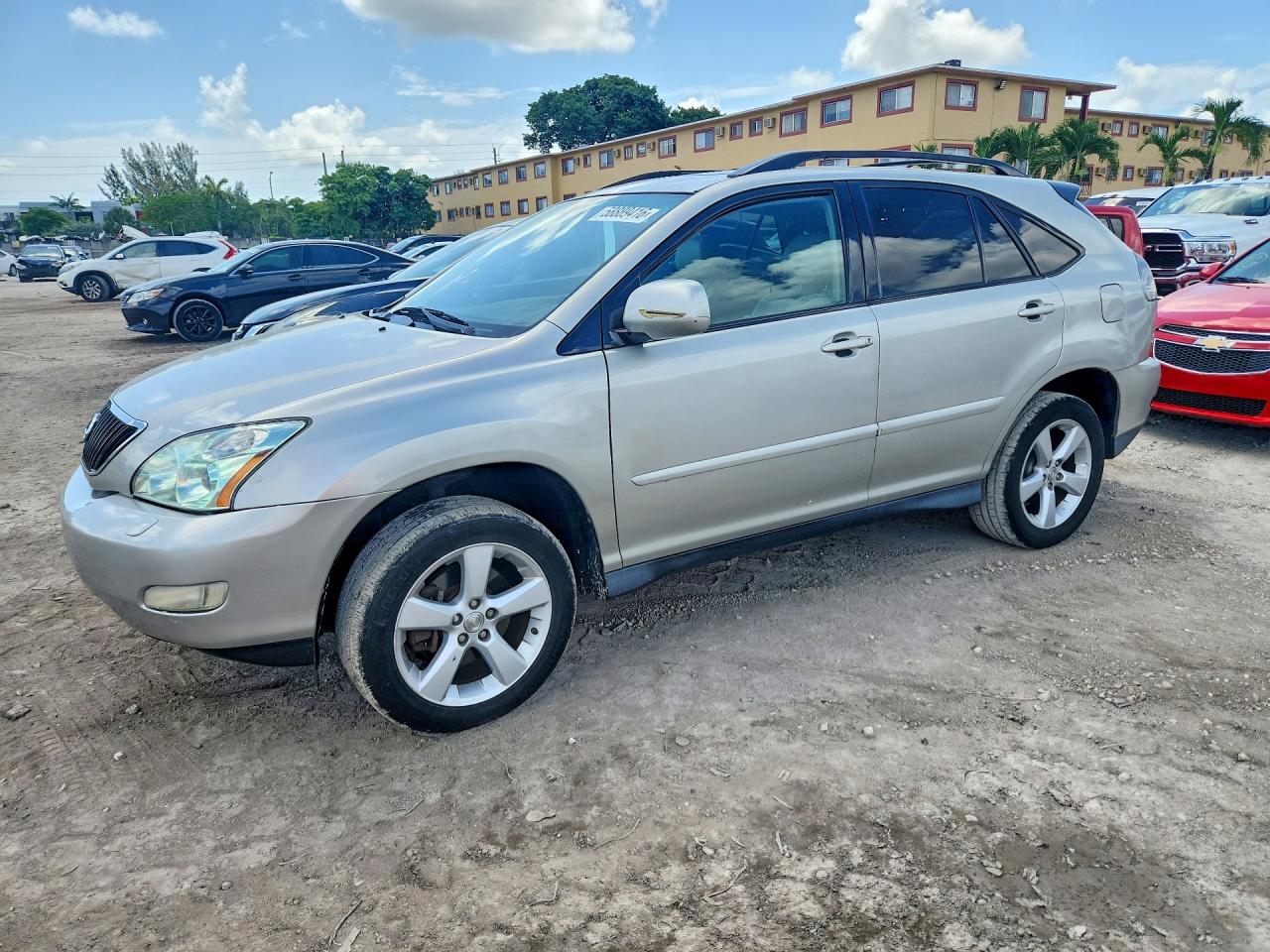 2007 Lexus Rx 350 Silver vin: 2T2HK31U07C045659