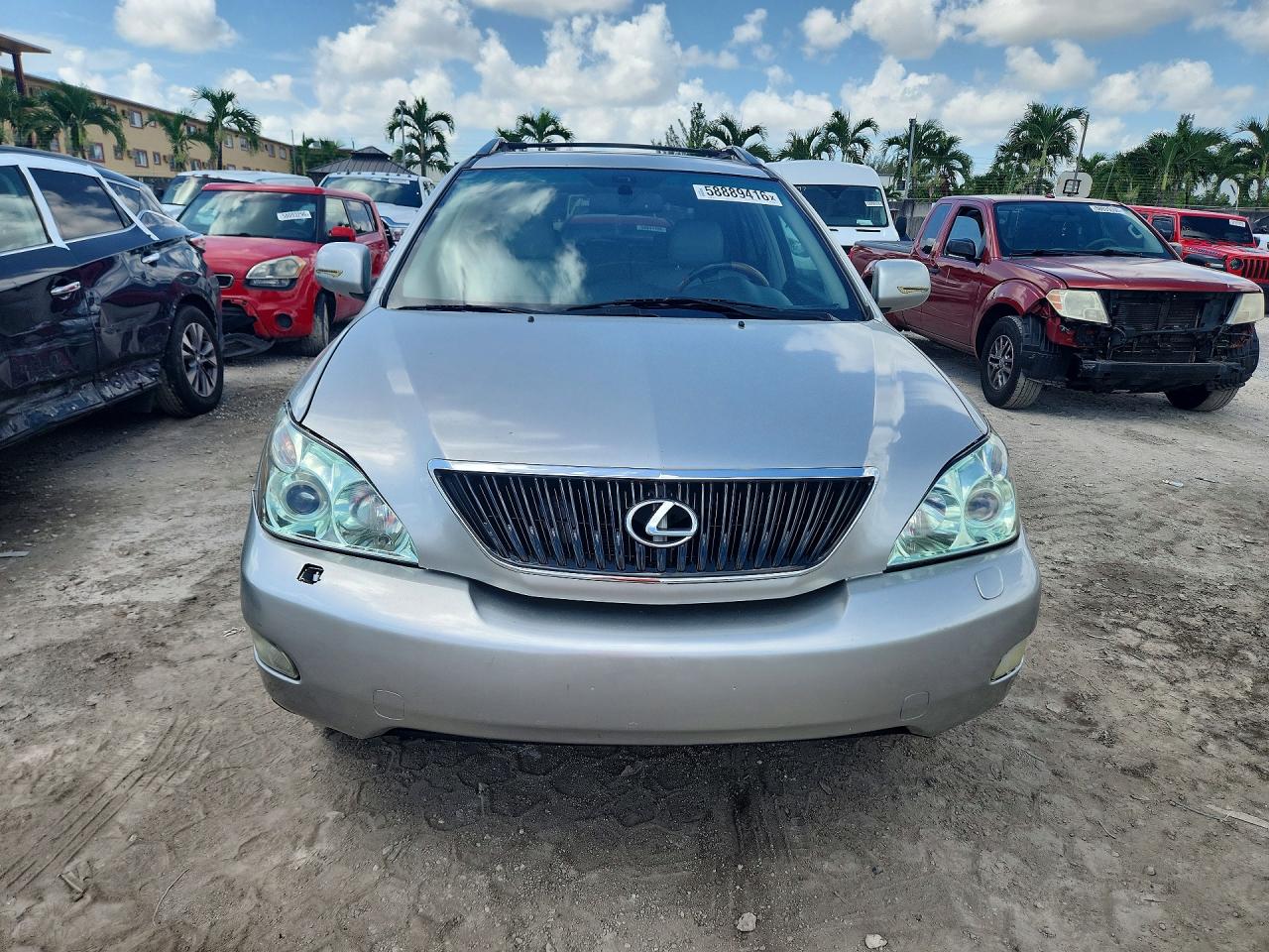 2007 Lexus Rx 350 Silver vin: 2T2HK31U07C045659