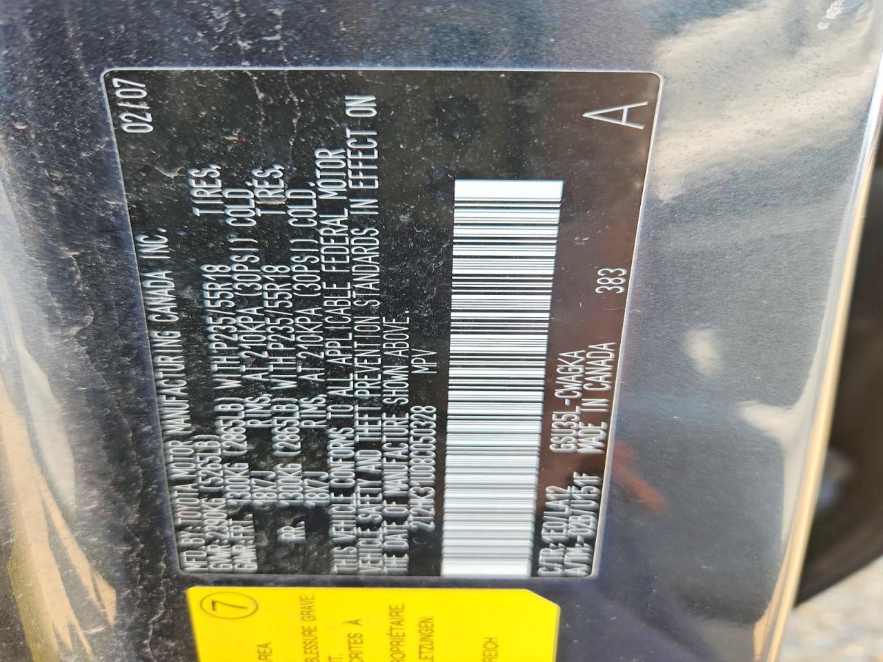 2008 Lexus Rx 350 Gray vin: 2T2HK31U08C050328