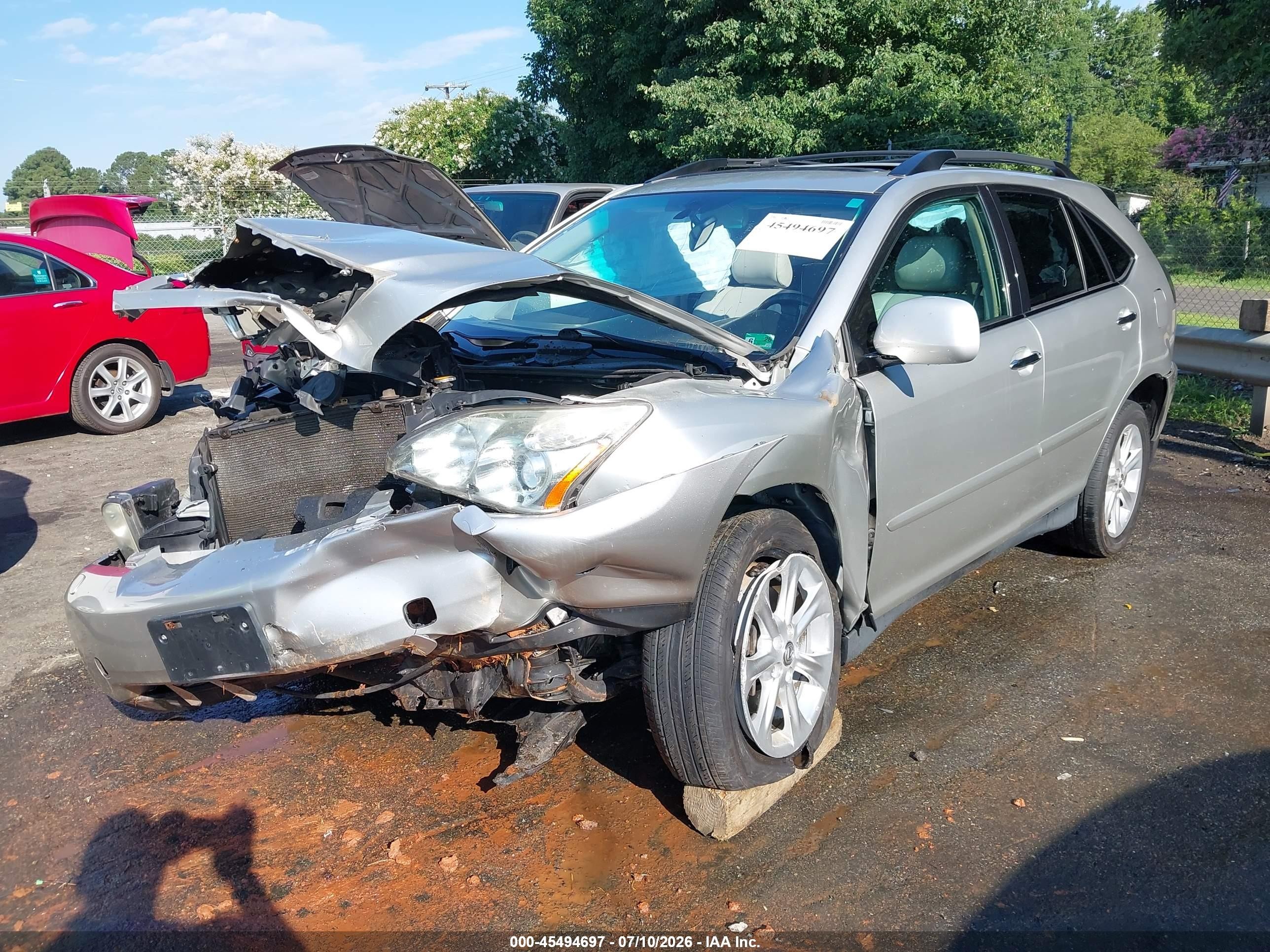 2008 Lexus Rx 350   Silver vin: 2T2HK31U08C053102