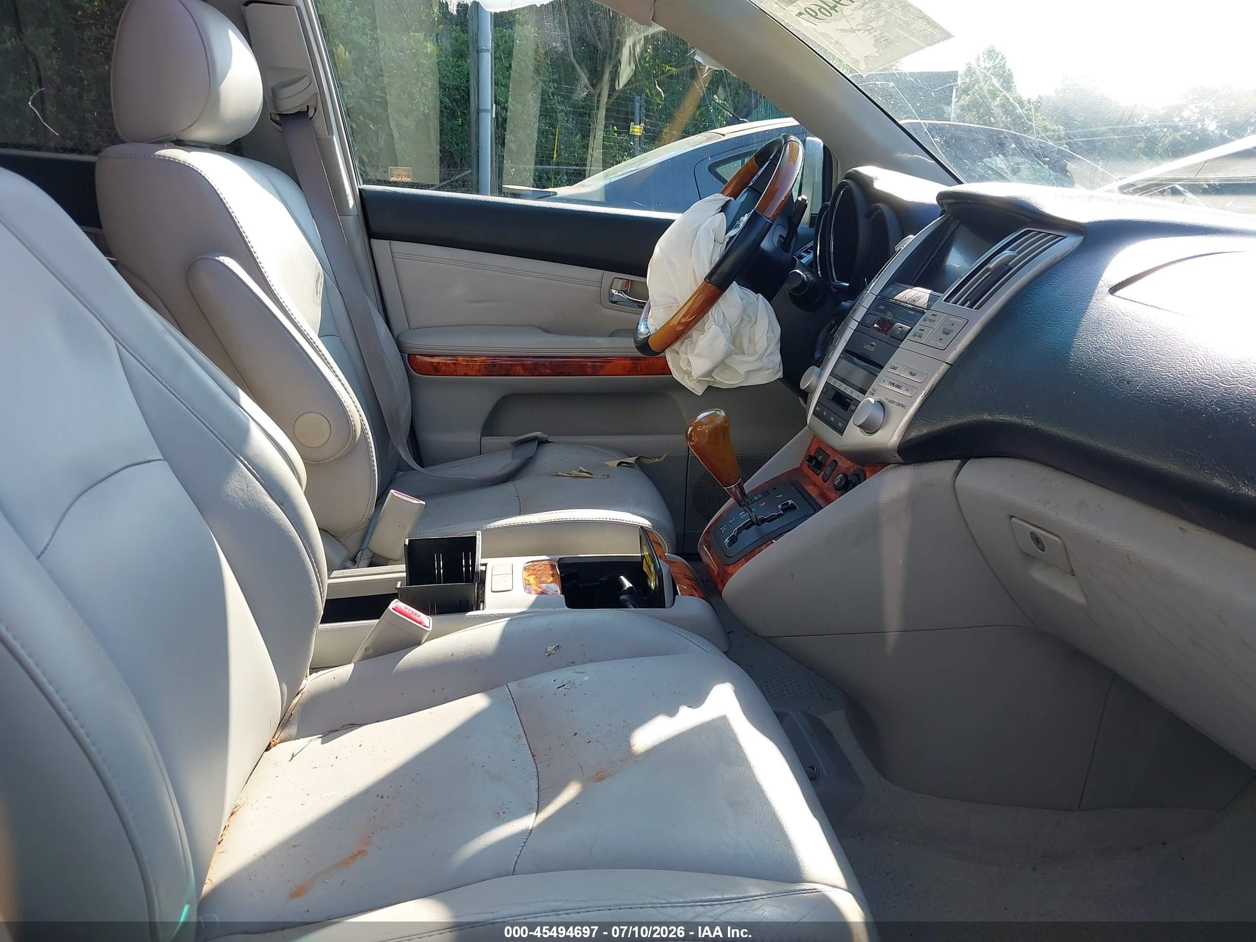 2008 Lexus Rx 350   Silver vin: 2T2HK31U08C053102