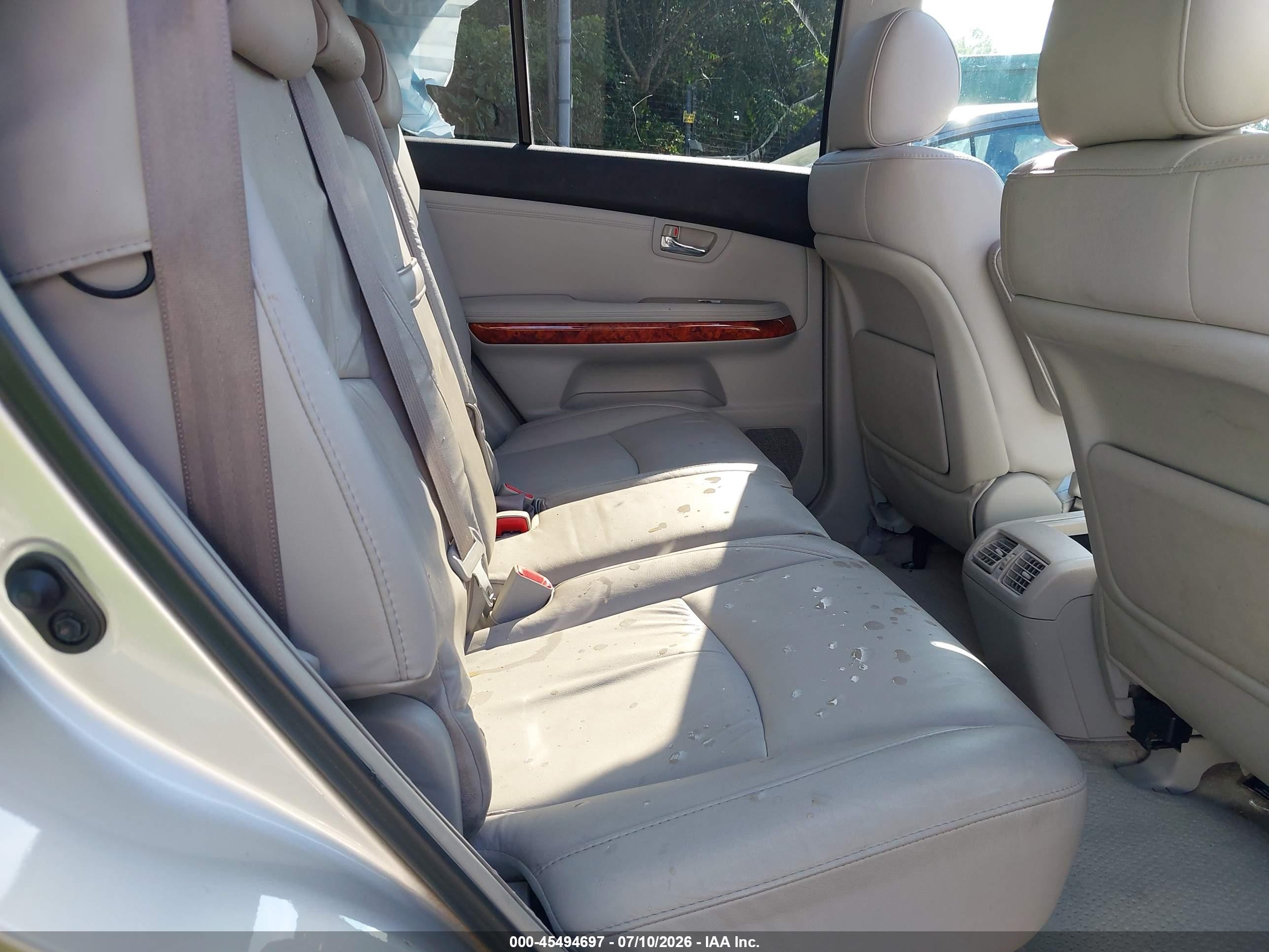 2008 Lexus Rx 350   Silver vin: 2T2HK31U08C053102