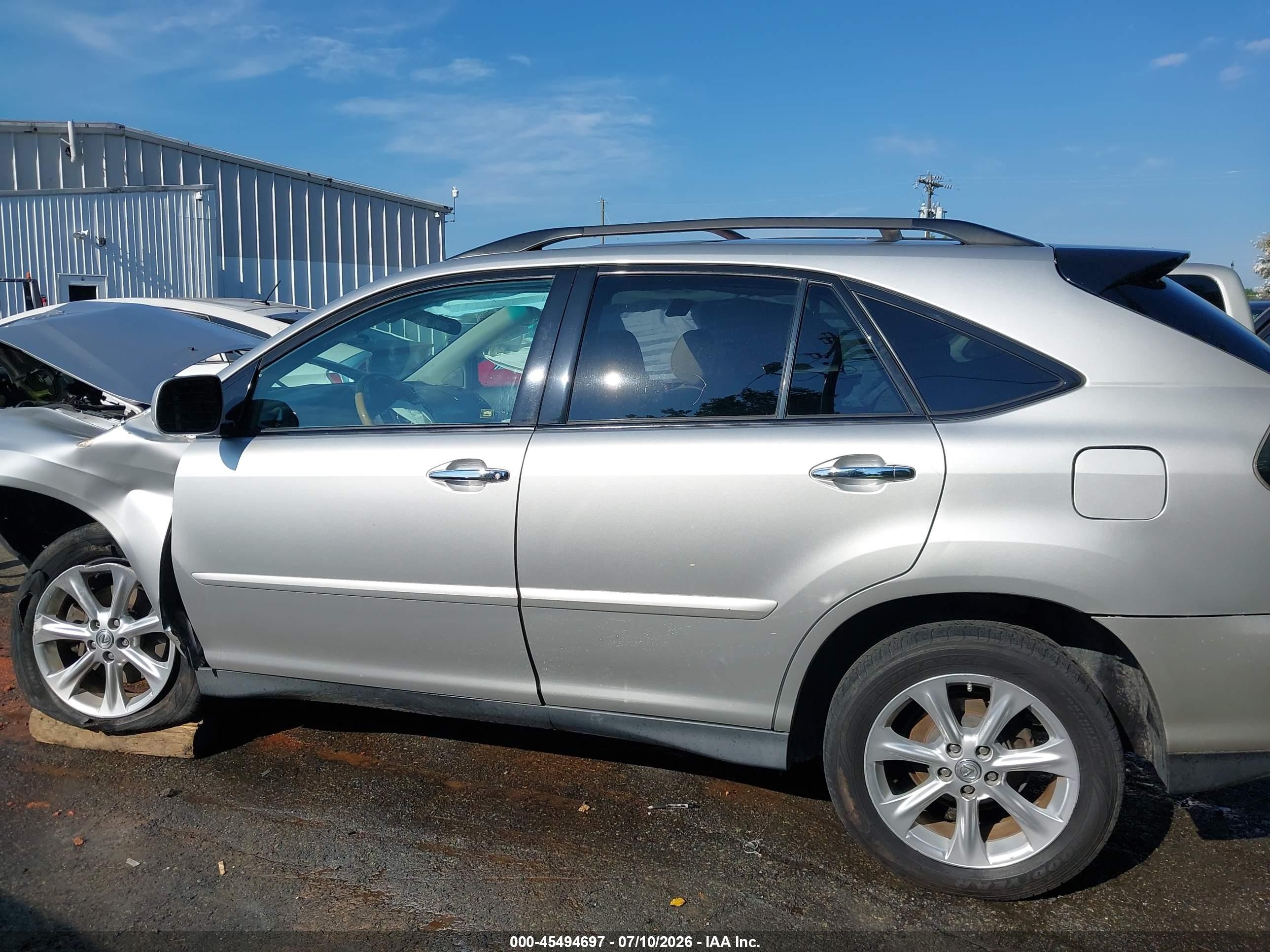 2008 Lexus Rx 350   Silver vin: 2T2HK31U08C053102