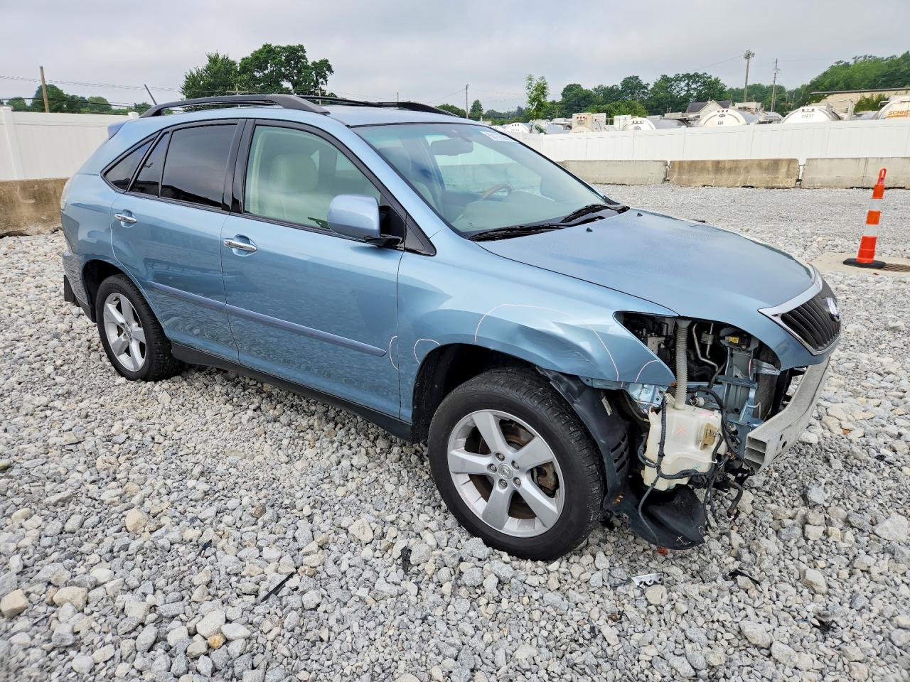 2008 Lexus Rx 350 Blue vin: 2T2HK31U08C063595