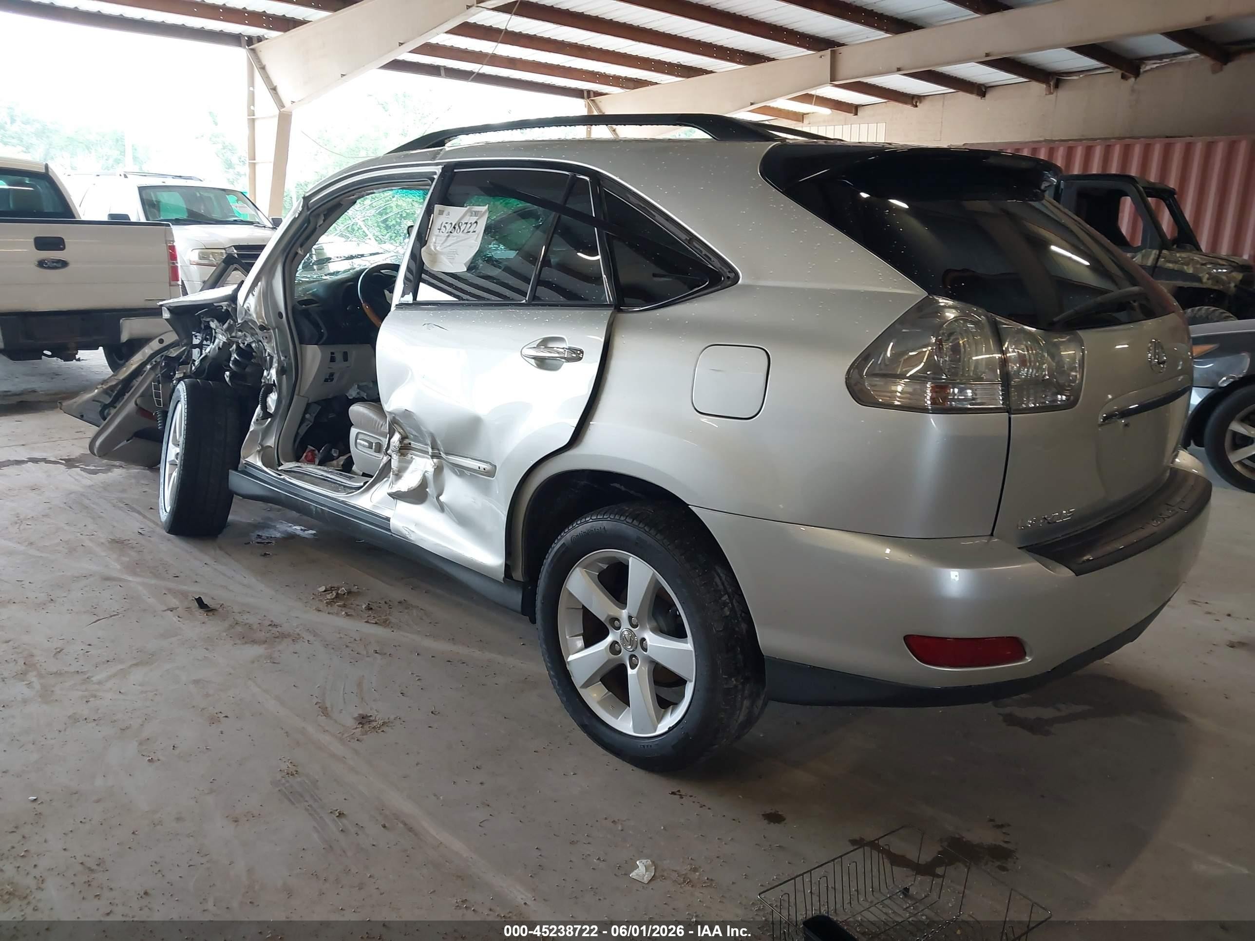 2008 Lexus Rx 350 Silver vin: 2T2HK31U08C065671