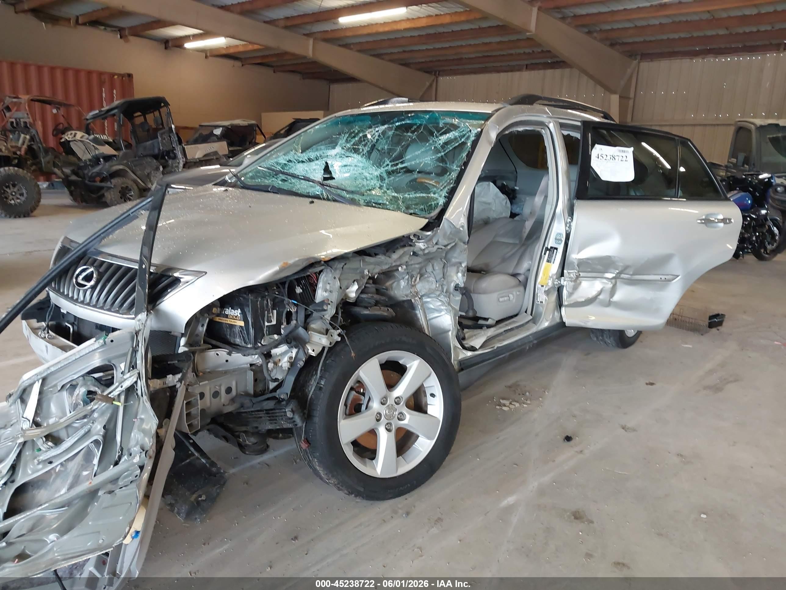 2008 Lexus Rx 350 Silver vin: 2T2HK31U08C065671