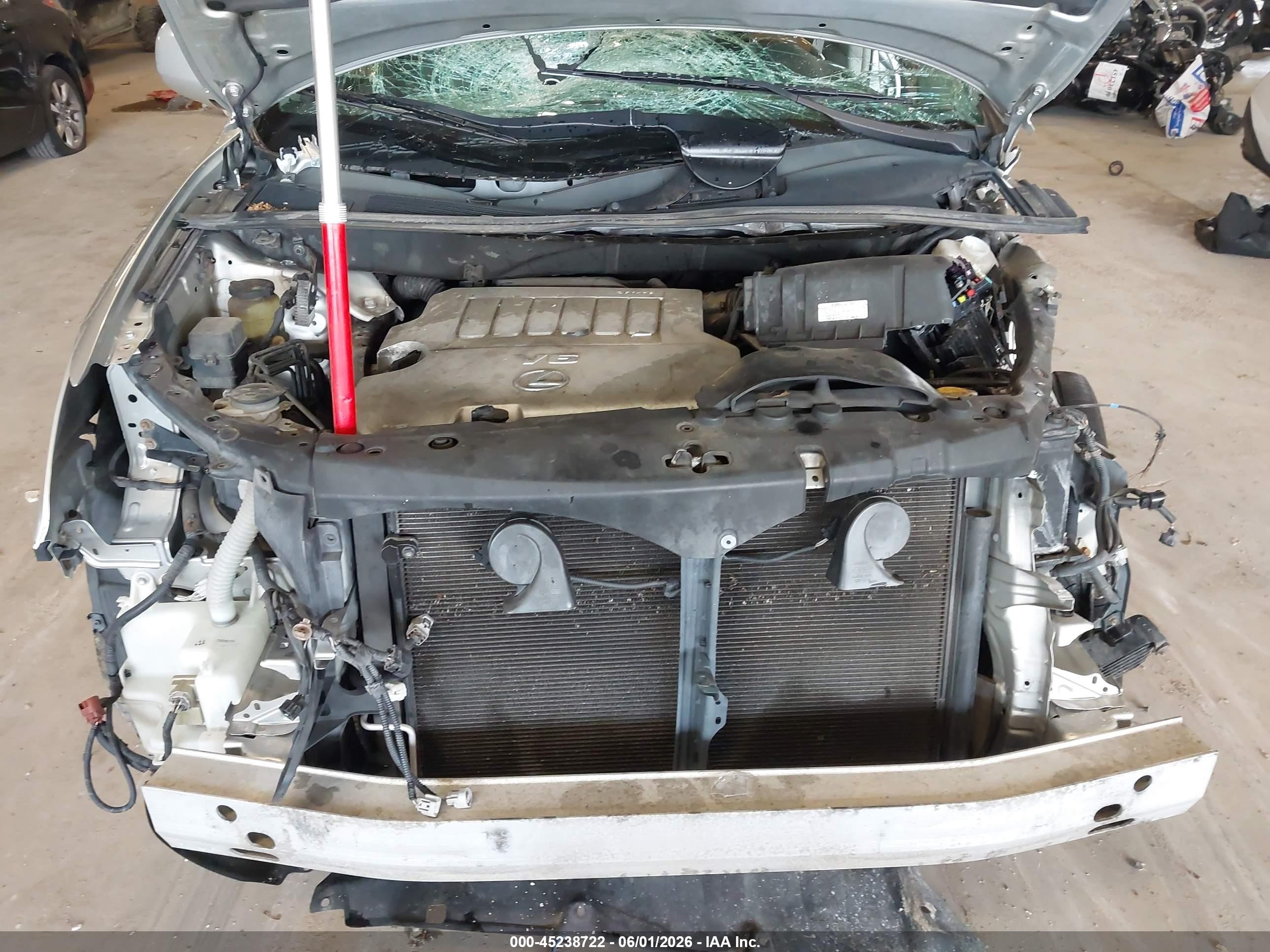 2008 Lexus Rx 350 Silver vin: 2T2HK31U08C065671