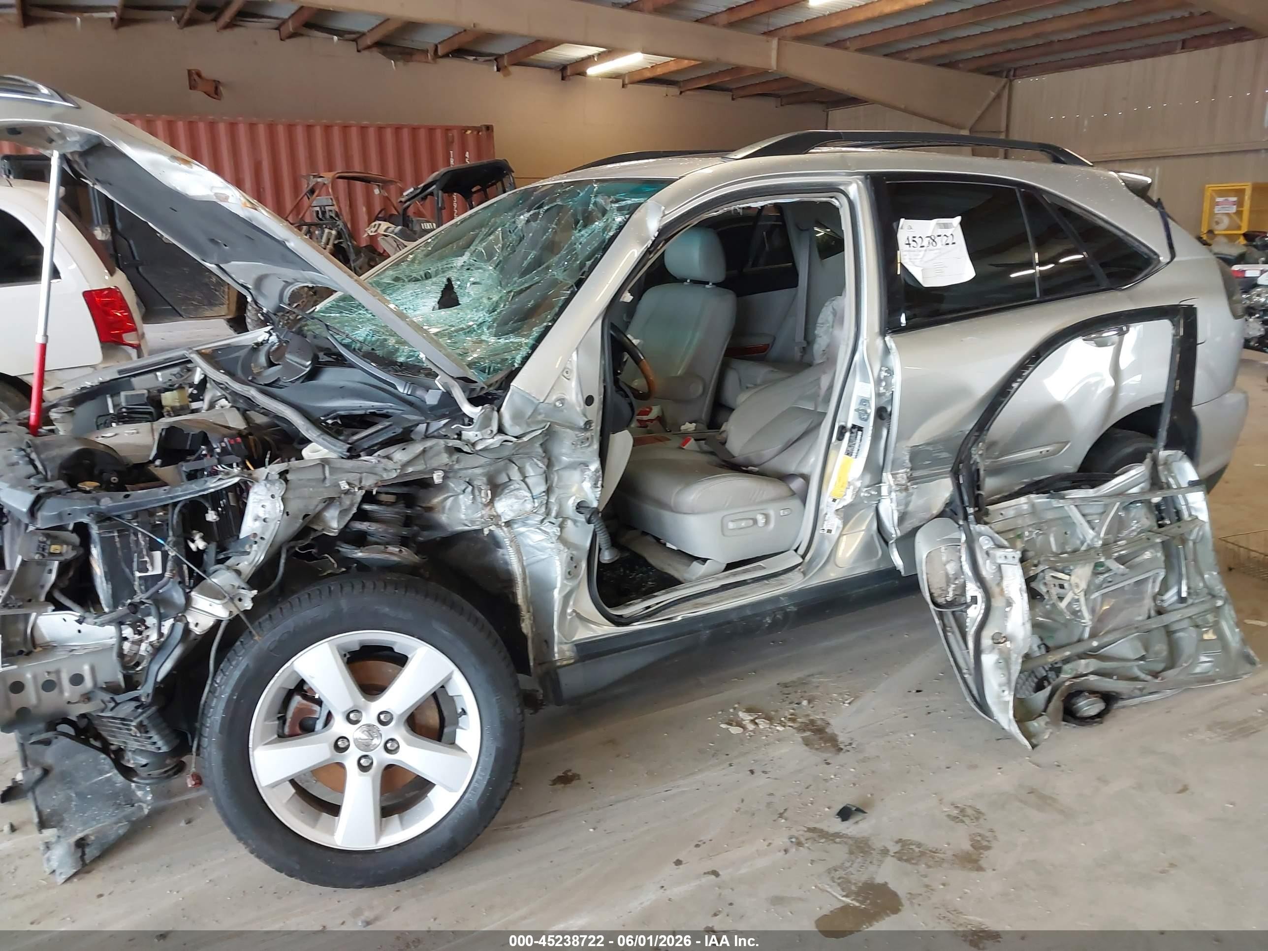 2008 Lexus Rx 350 Silver vin: 2T2HK31U08C065671